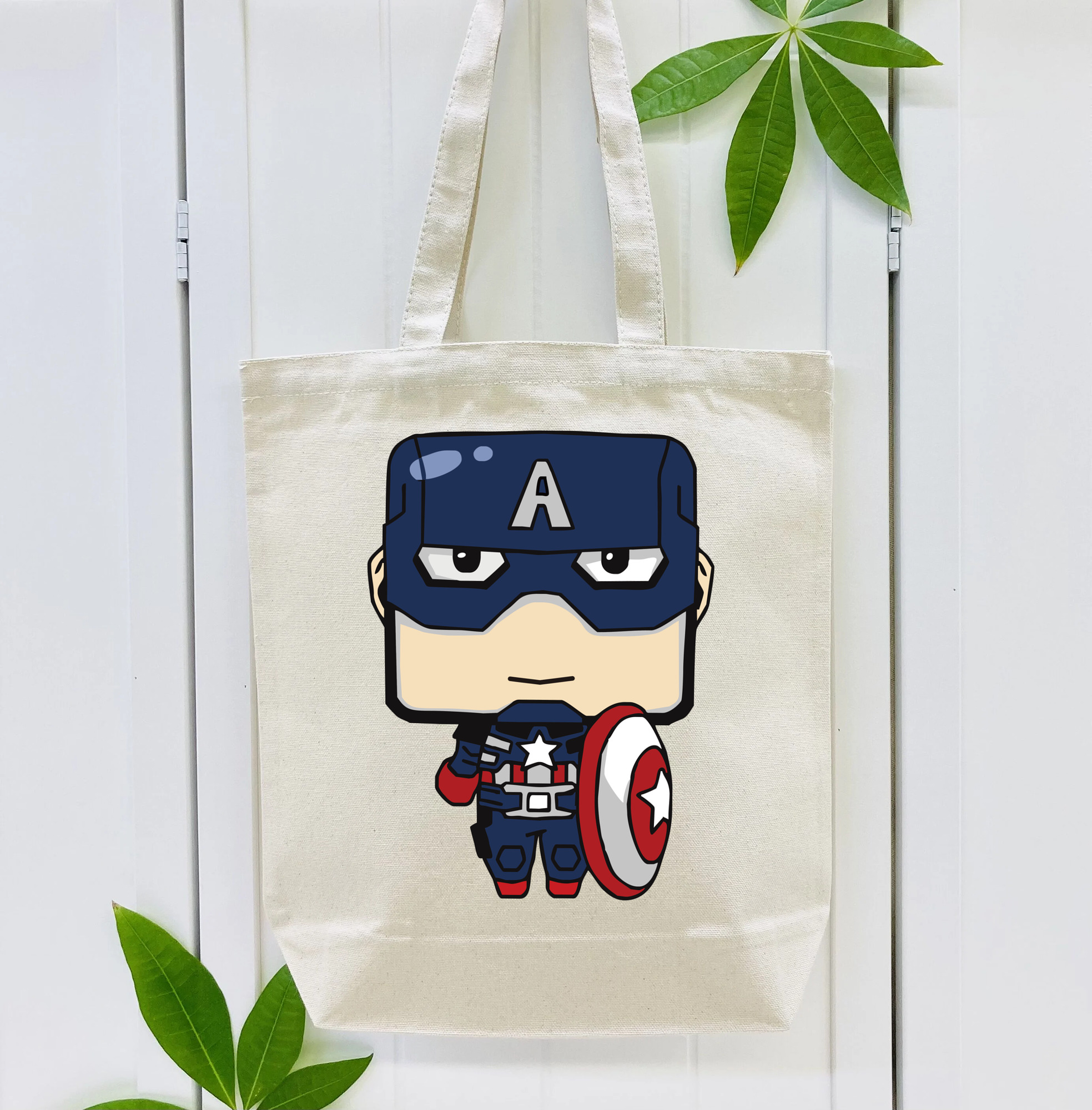 アベンジャーズ The Avengers 縦型キャンバス生地手提げバッグ　トートバッグ