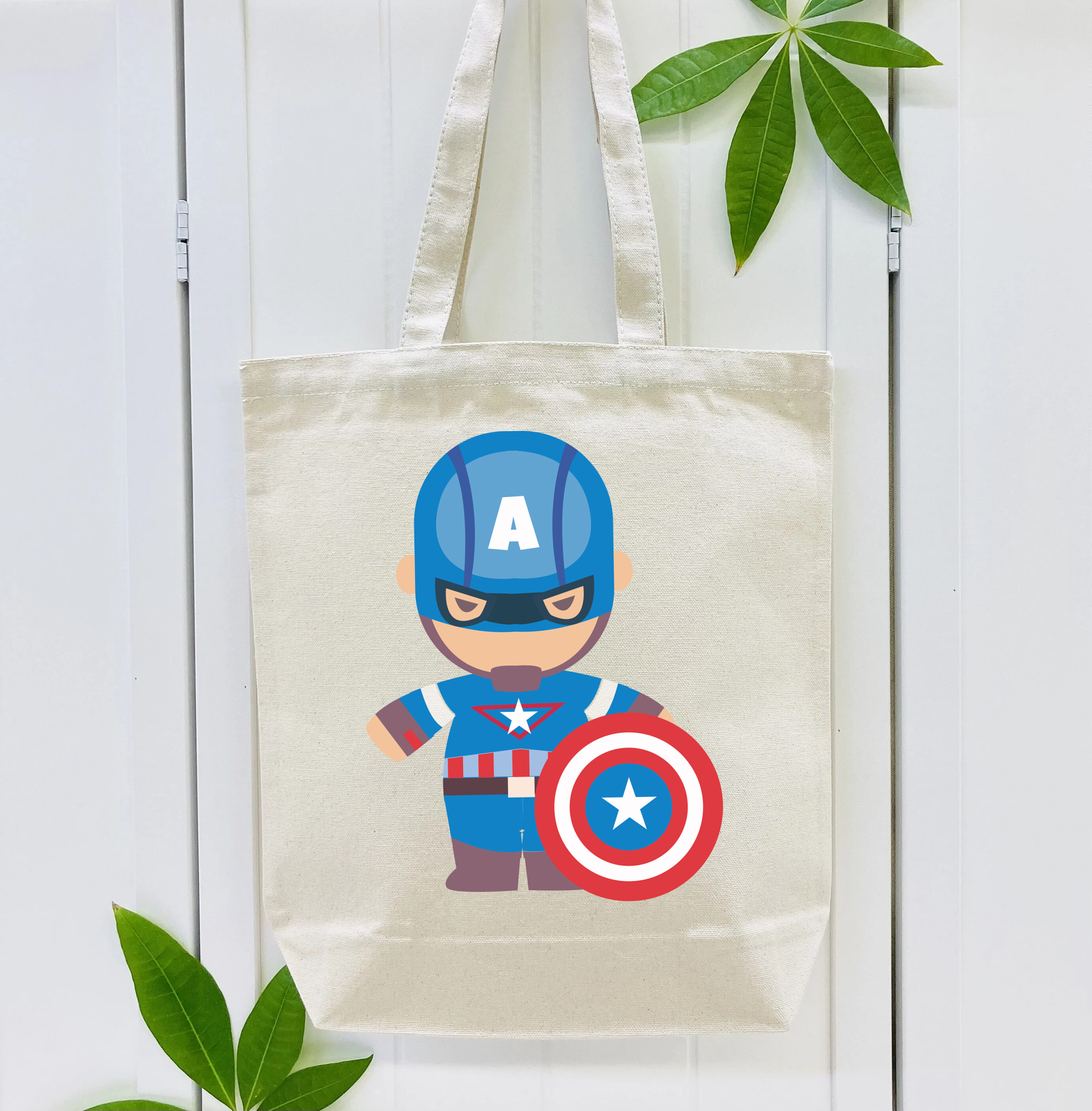 アベンジャーズ The Avengers 縦型キャンバス生地手提げバッグ　トートバッグ