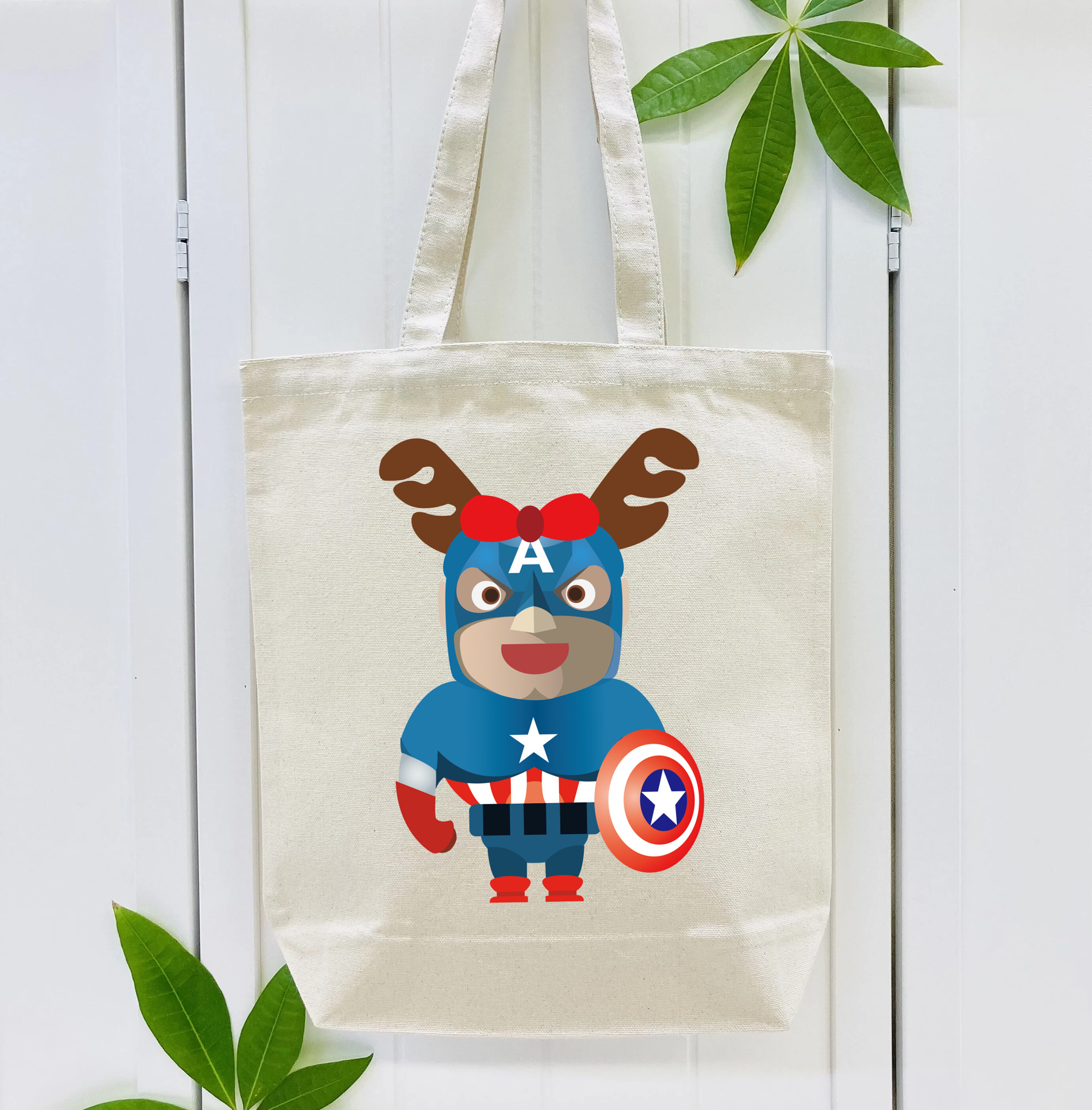 アベンジャーズ The Avengers 縦型キャンバス生地手提げバッグ　トートバッグ
