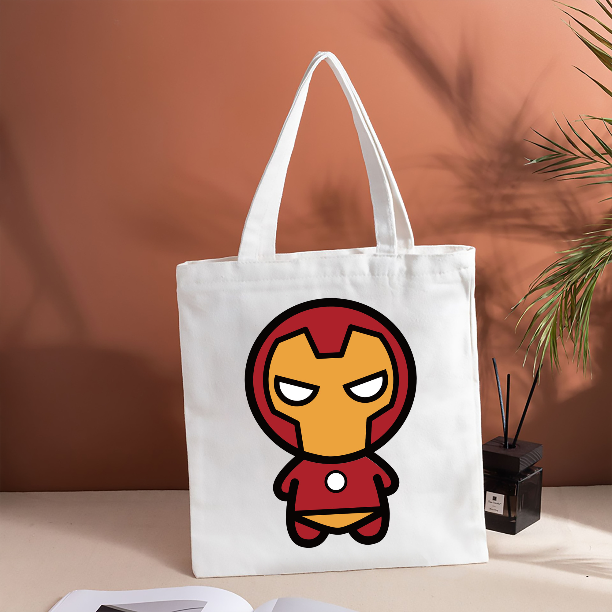 アベンジャーズ The Avengers 縦型キャンバス生地手提げバッグ　トートバッグ