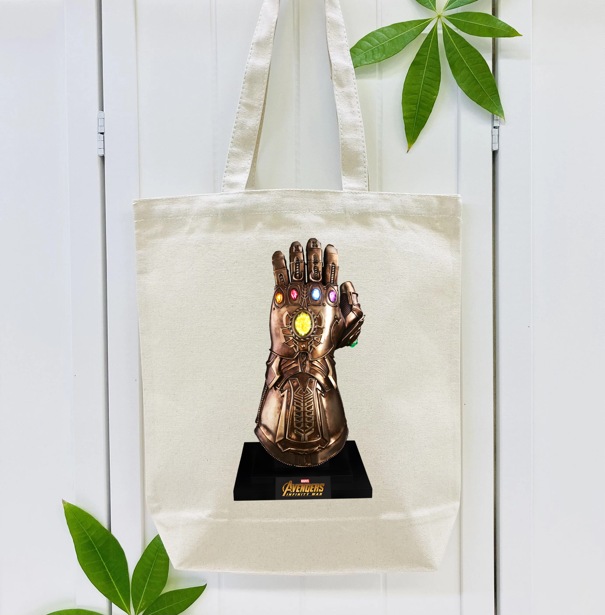 アベンジャーズ The Avengers 縦型キャンバス生地手提げバッグ　トートバッグ