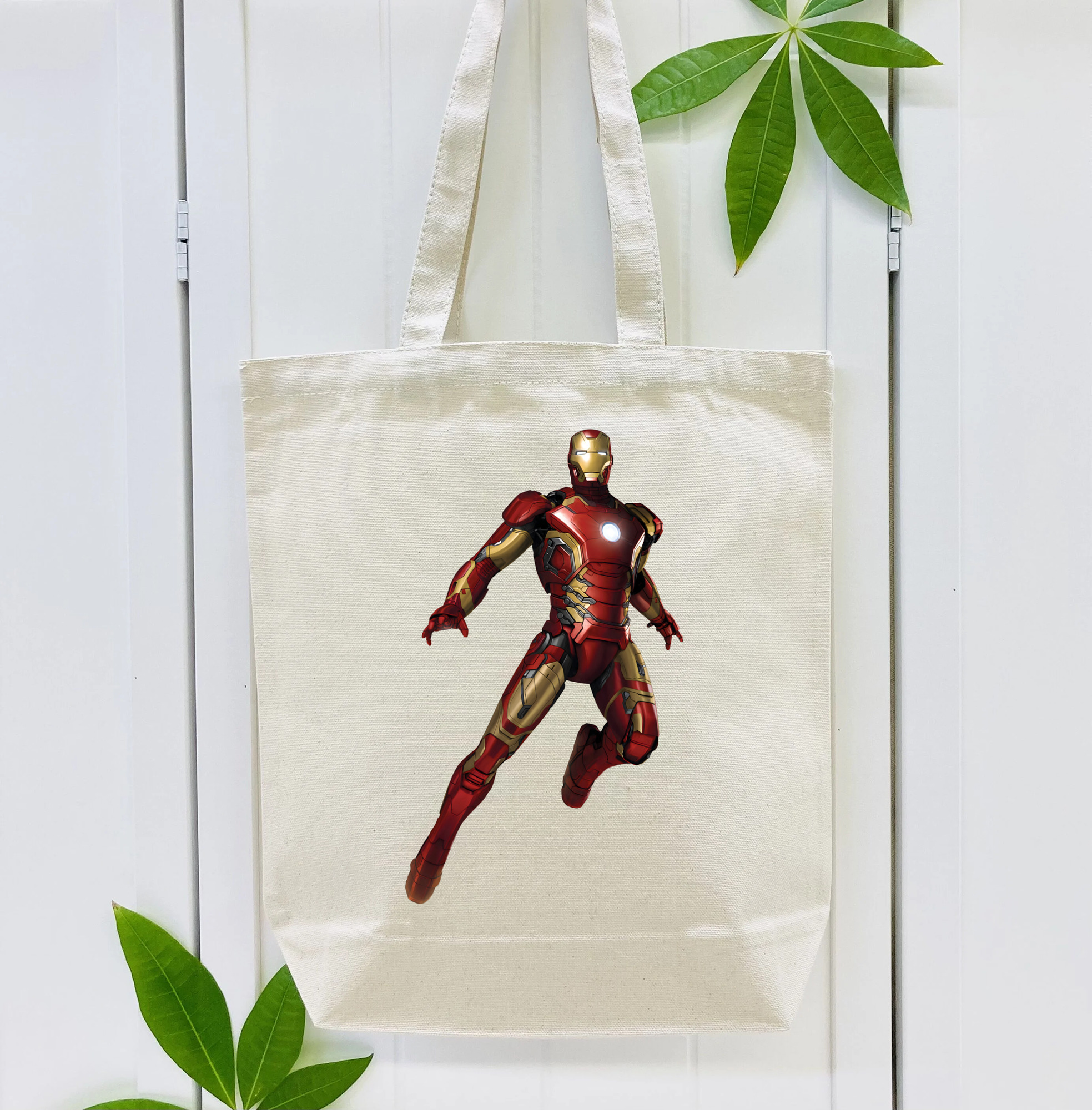 アベンジャーズ The Avengers 縦型キャンバス生地手提げバッグ　トートバッグ