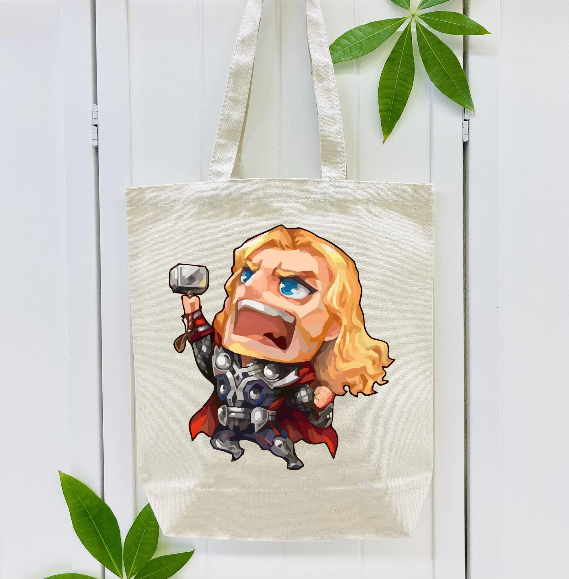 アベンジャーズ The Avengers 縦型キャンバス生地手提げバッグ　トートバッグ