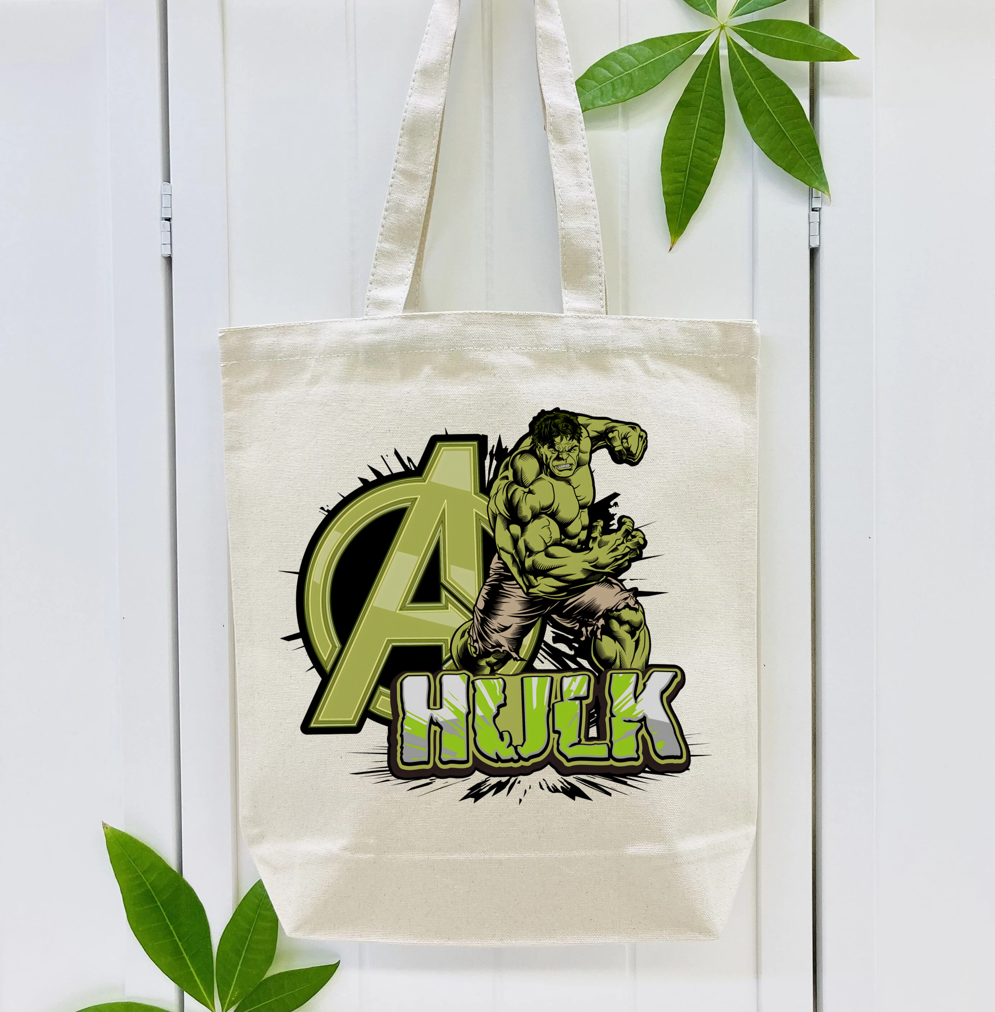 アベンジャーズ The Avengers 縦型キャンバス生地手提げバッグ　トートバッグ