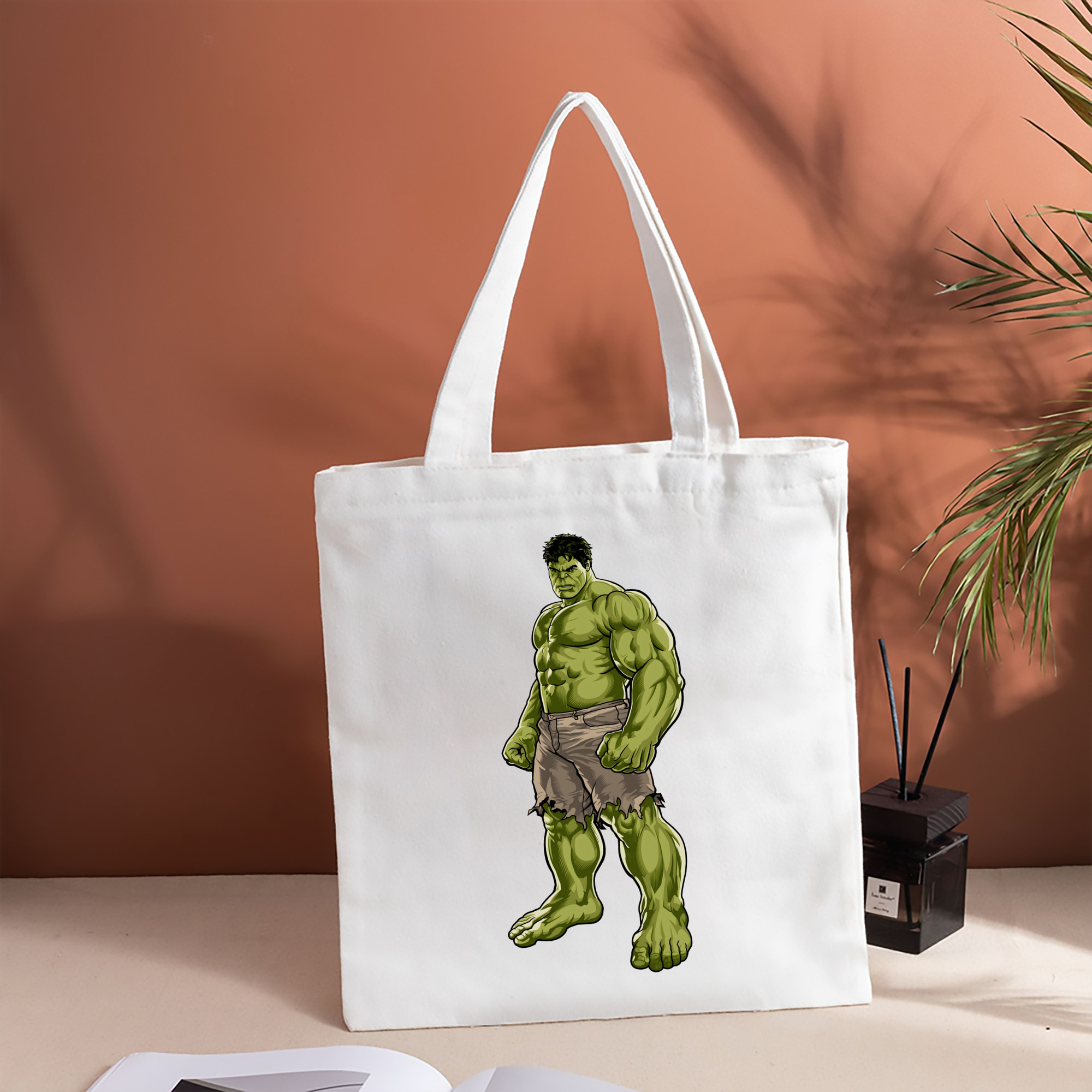 アベンジャーズ The Avengers 縦型キャンバス生地手提げバッグ　トートバッグ