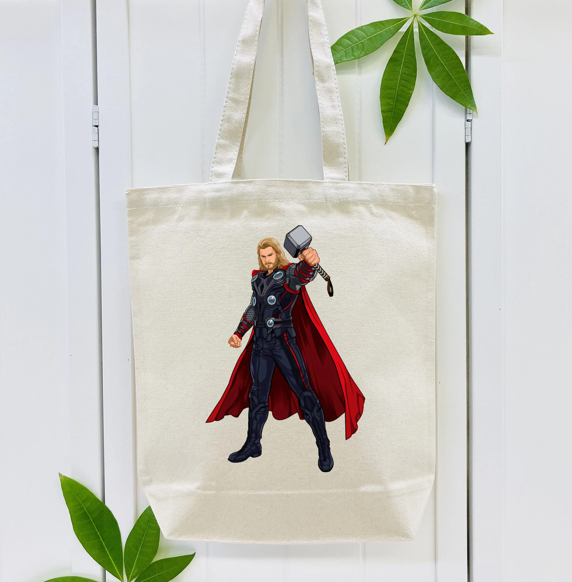 アベンジャーズ The Avengers 縦型キャンバス生地手提げバッグ　トートバッグ