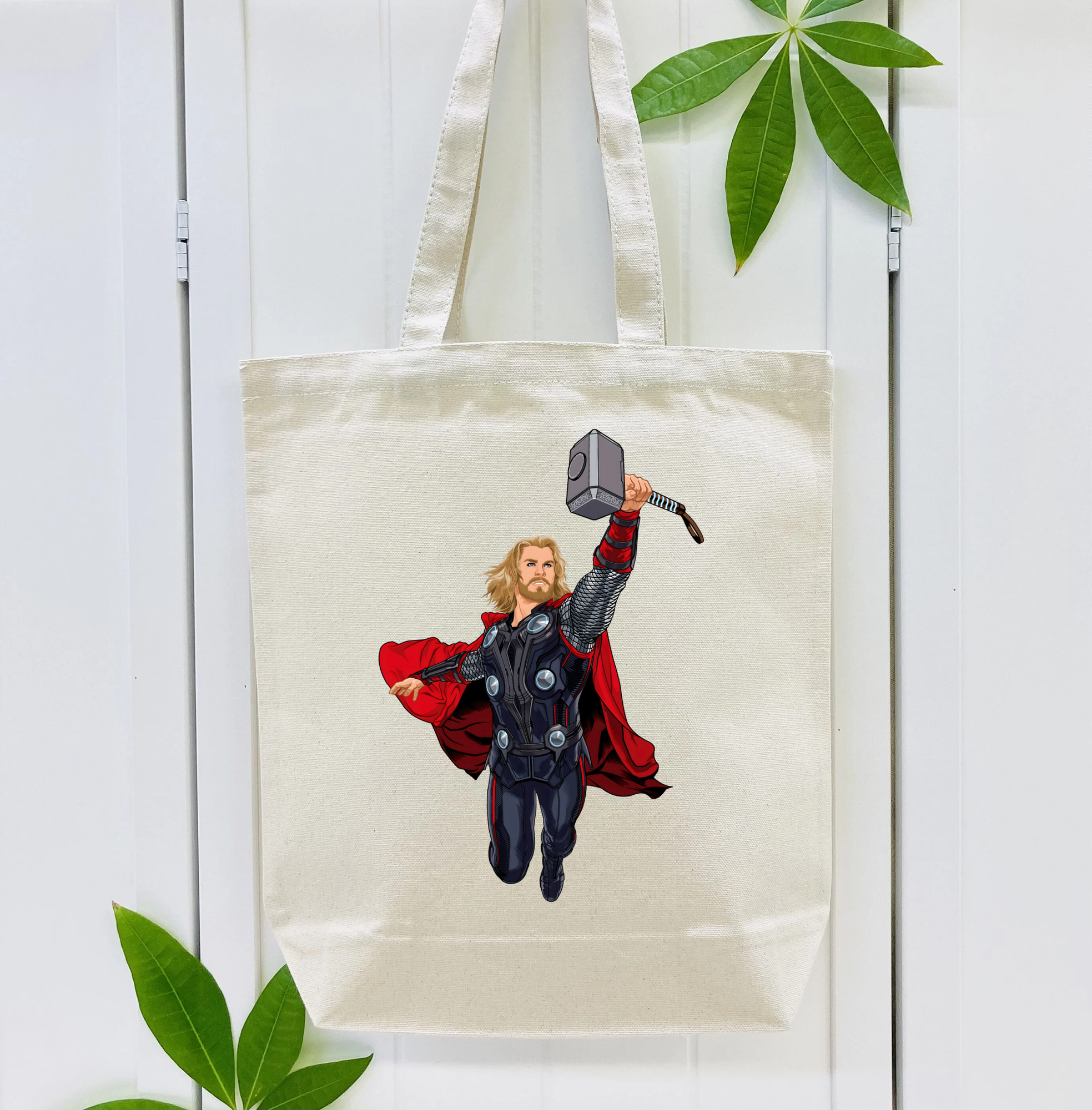 アベンジャーズ The Avengers 縦型キャンバス生地手提げバッグ　トートバッグ