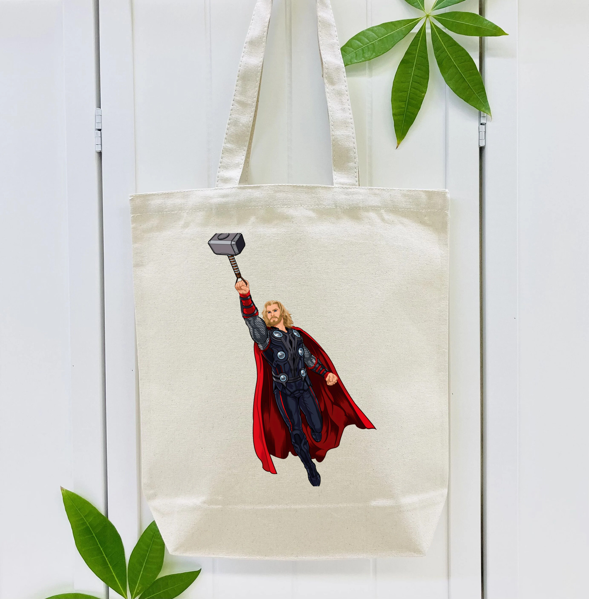アベンジャーズ The Avengers 縦型キャンバス生地手提げバッグ　トートバッグ