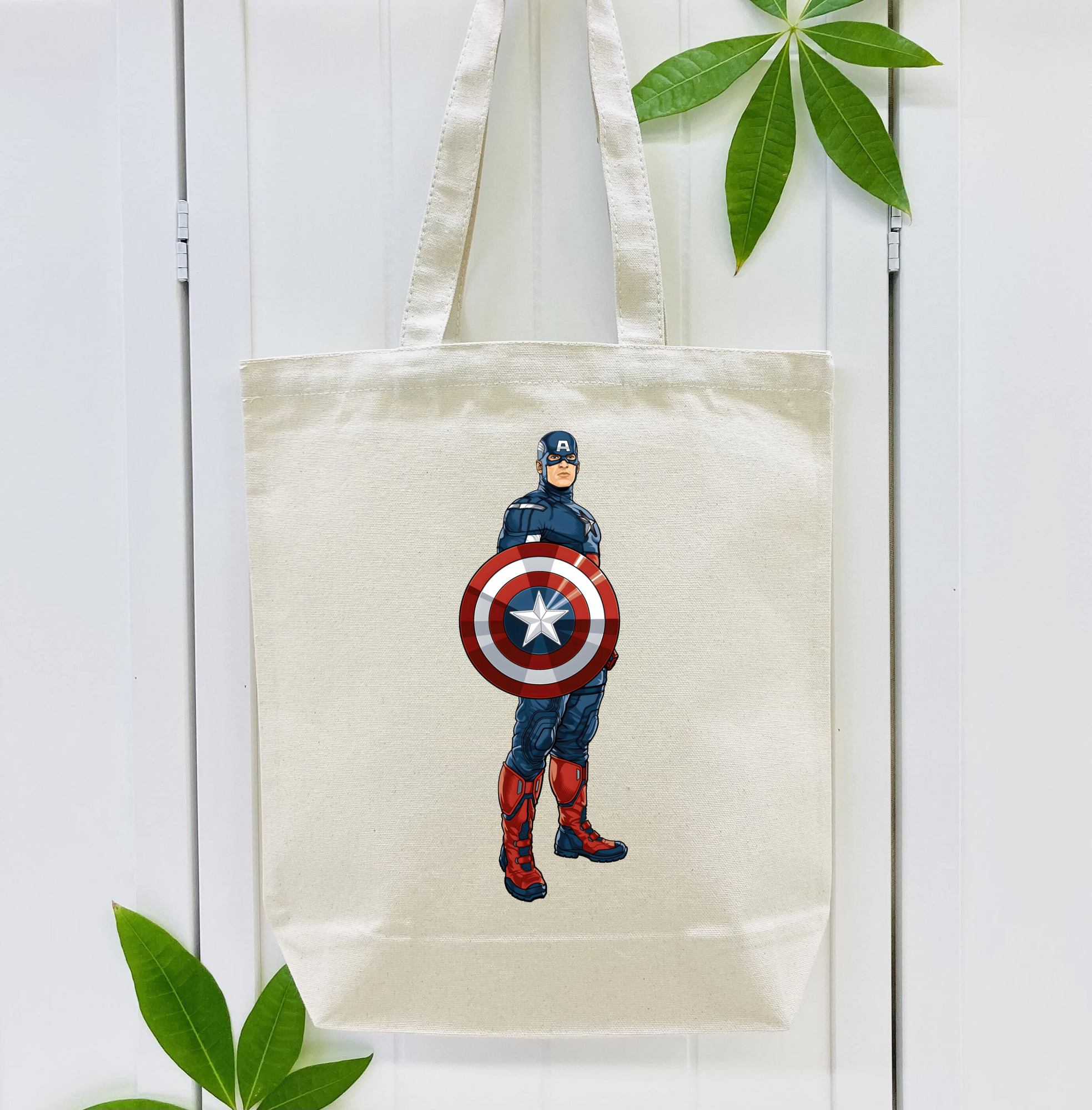 アベンジャーズ The Avengers 縦型キャンバス生地手提げバッグ　トートバッグ