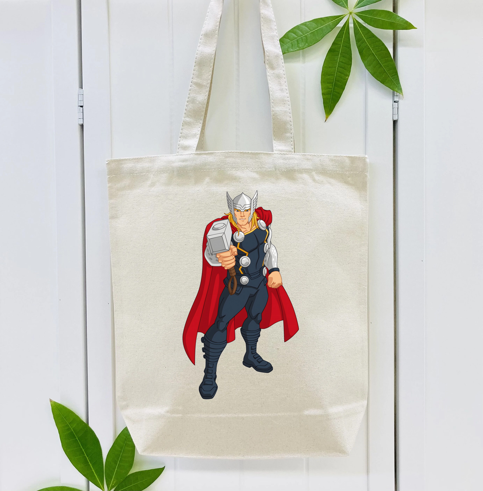 アベンジャーズ The Avengers 縦型キャンバス生地手提げバッグ　トートバッグ