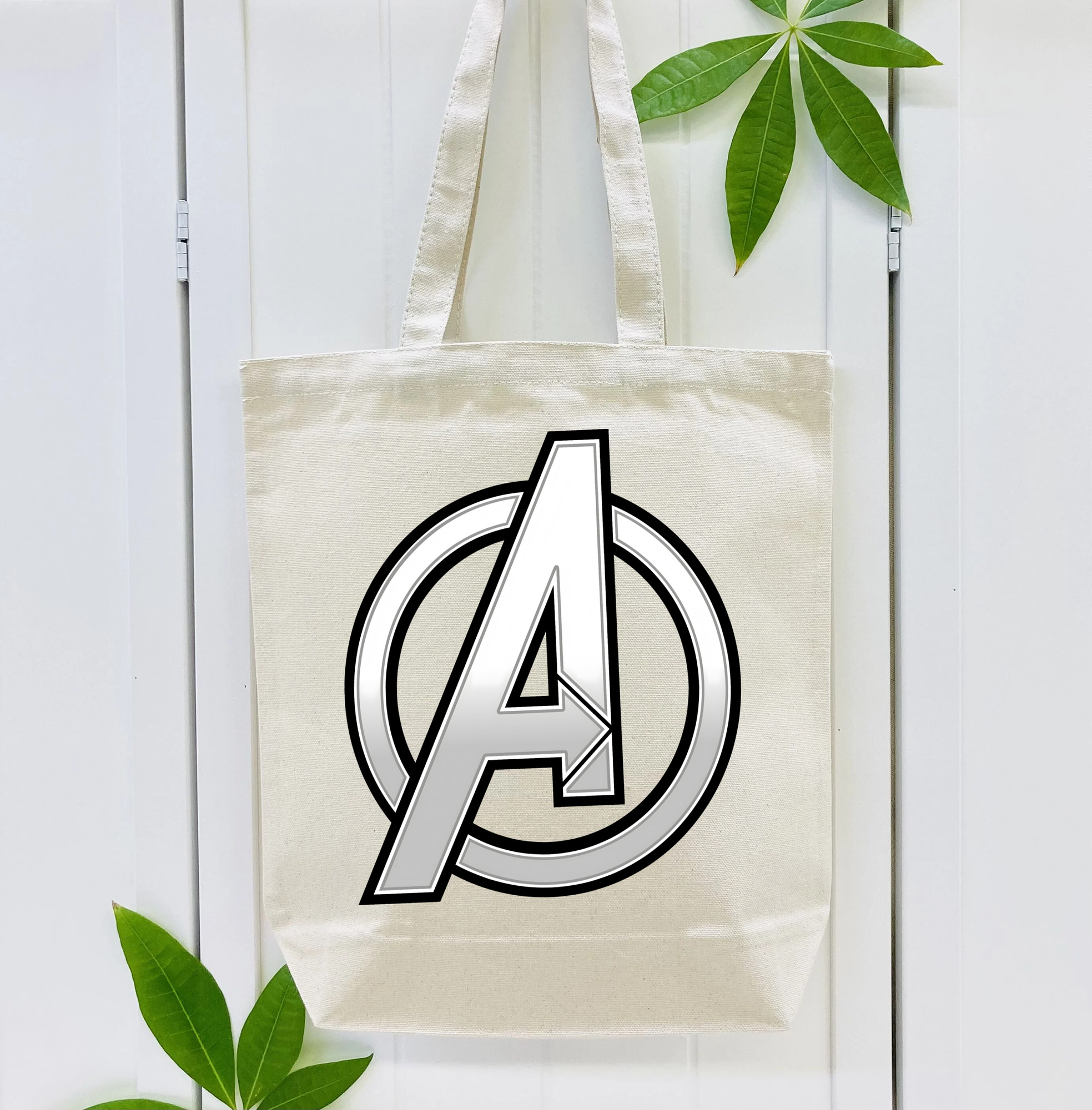 アベンジャーズ The Avengers 縦型キャンバス生地手提げバッグ　トートバッグ
