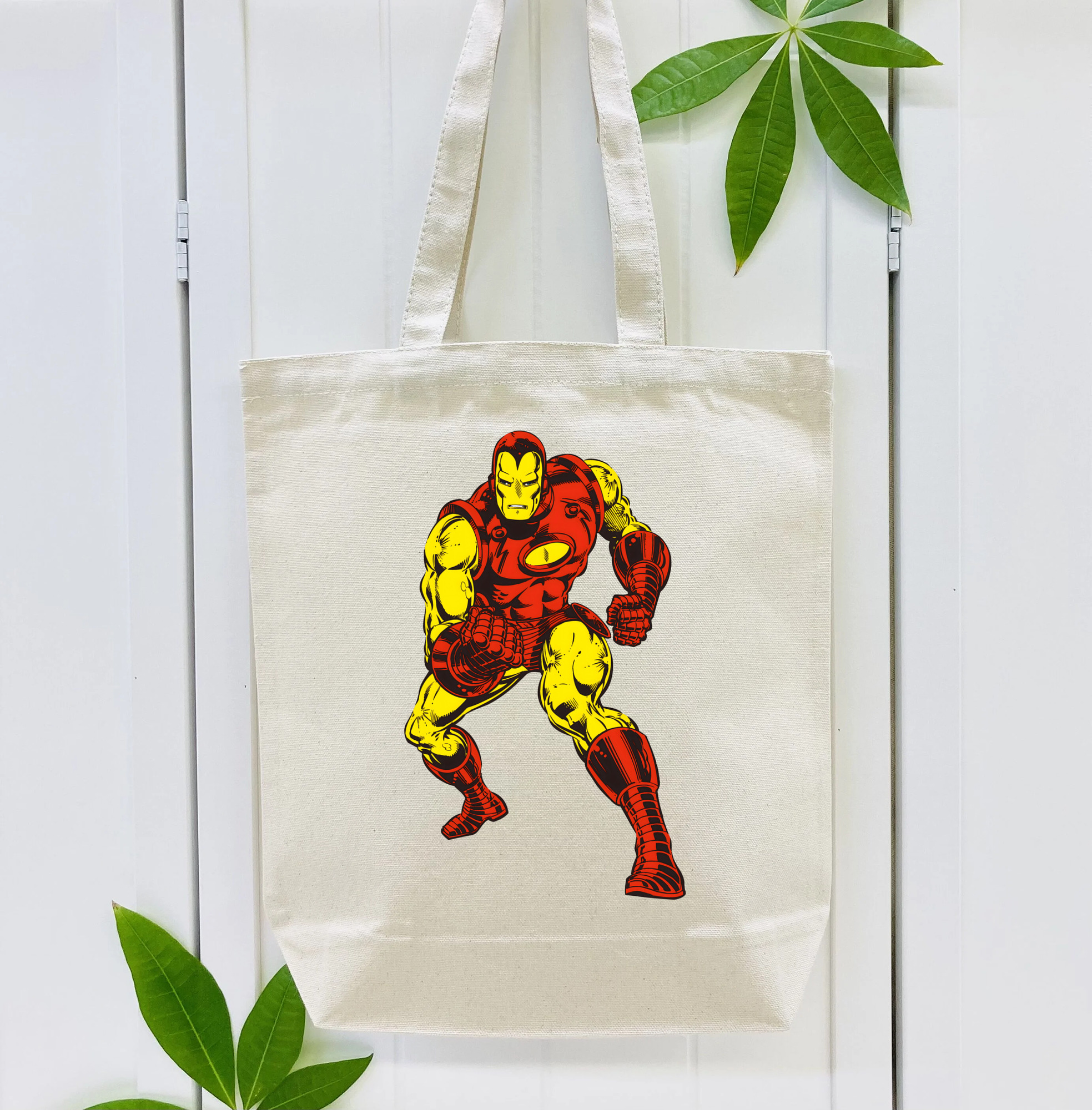 アベンジャーズ The Avengers 縦型キャンバス生地手提げバッグ　トートバッグ