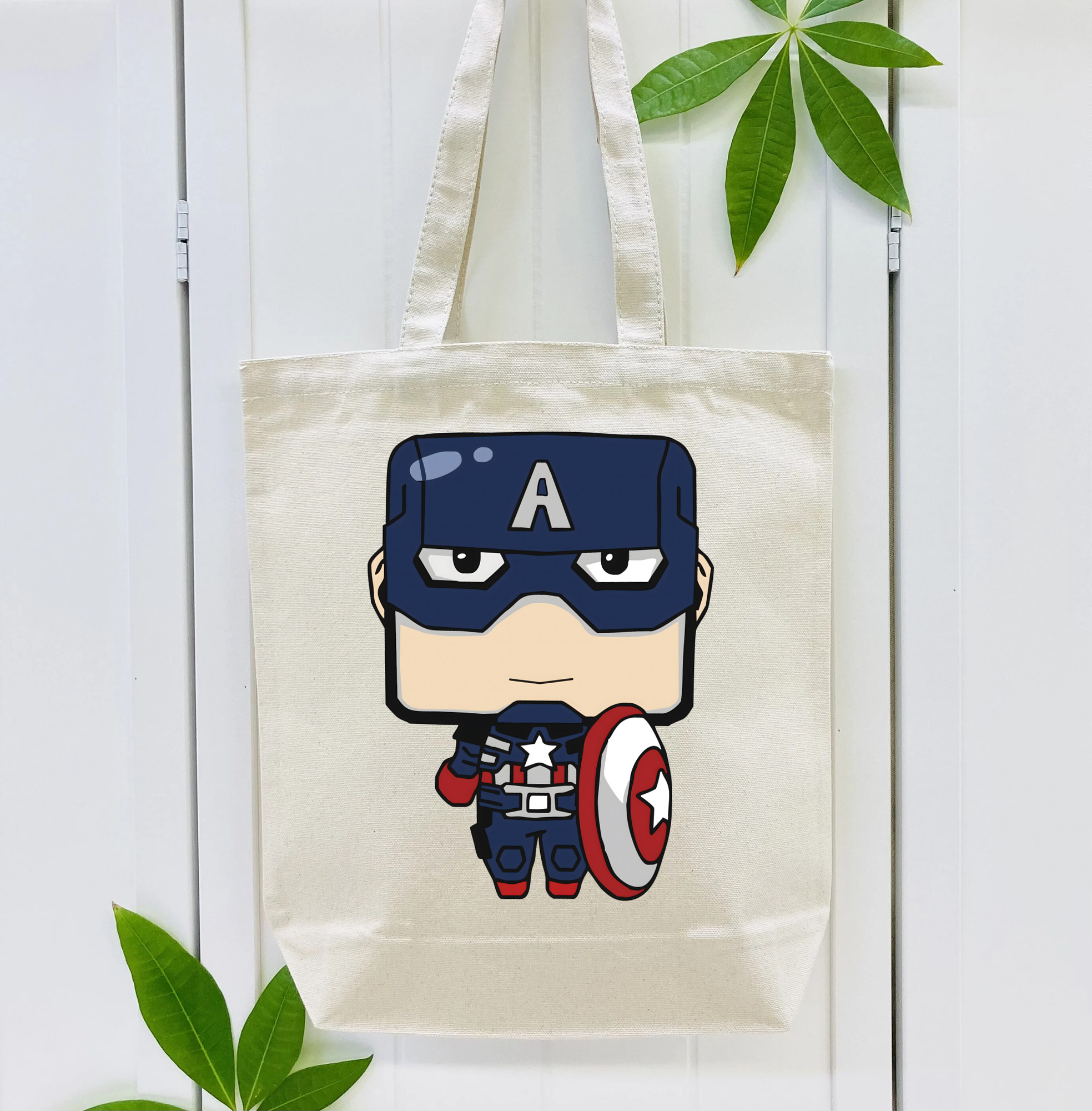 アベンジャーズ The Avengers 縦型キャンバス生地手提げバッグ　トートバッグ