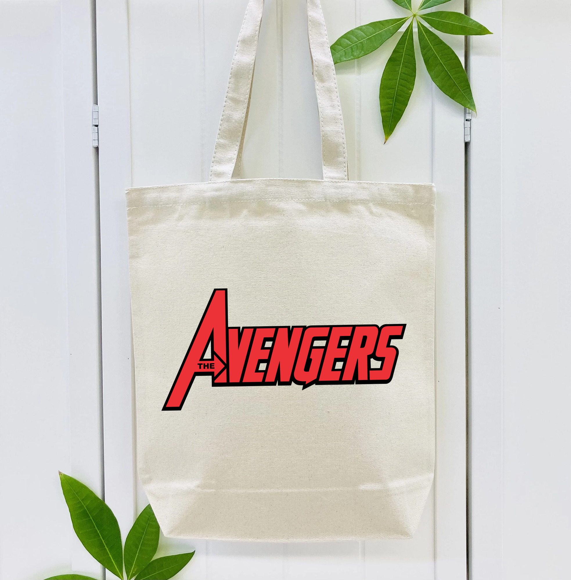 アベンジャーズ The Avengers 縦型キャンバス生地手提げバッグ　トートバッグ
