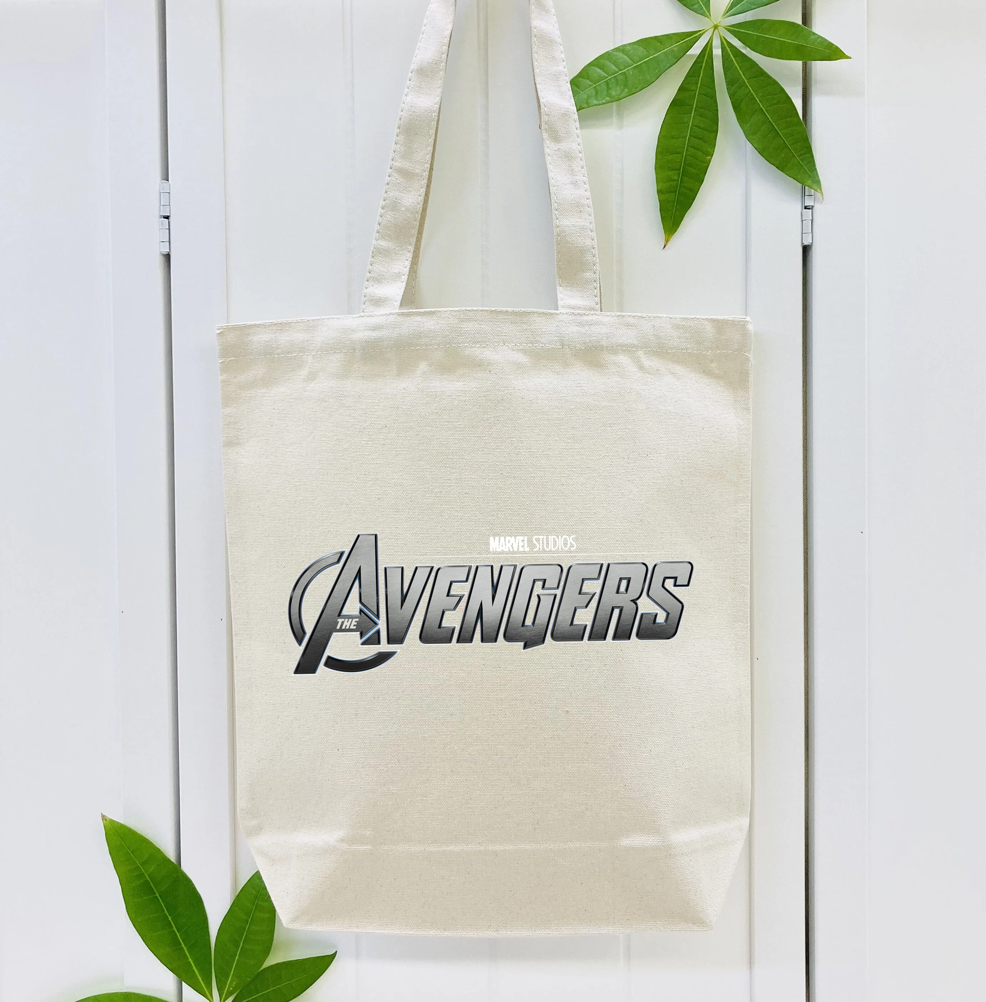 アベンジャーズ The Avengers 縦型キャンバス生地手提げバッグ　トートバッグ