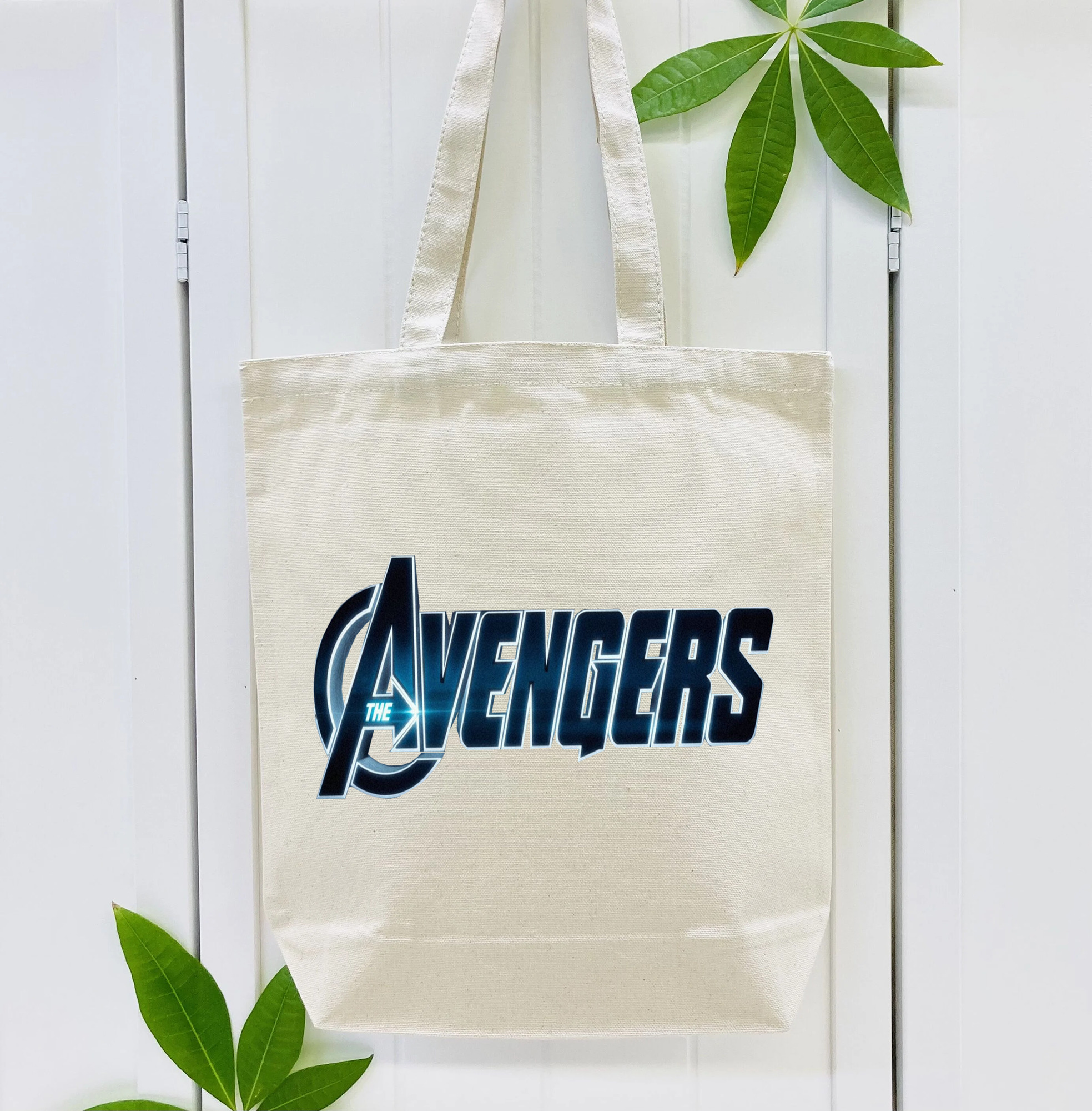 アベンジャーズ The Avengers 縦型キャンバス生地手提げバッグ　トートバッグ