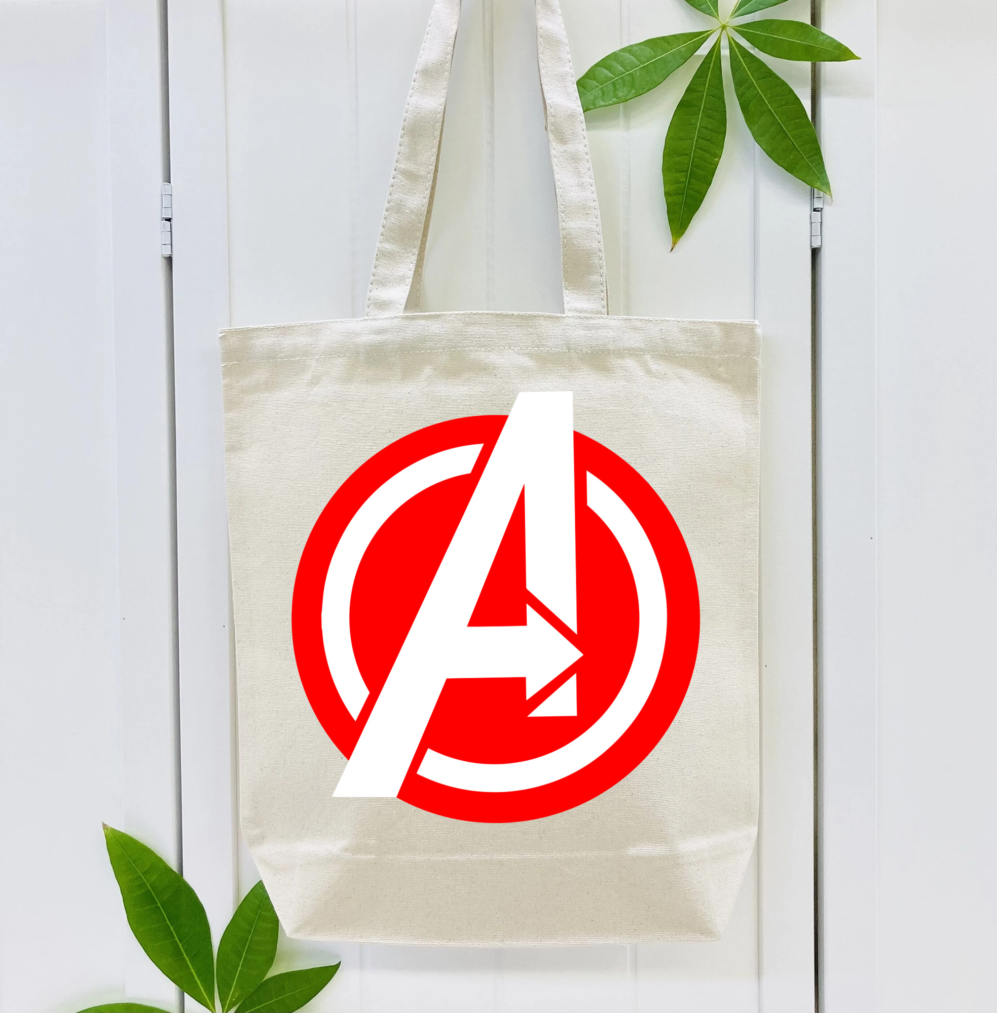 アベンジャーズ The Avengers 縦型キャンバス生地手提げバッグ　トートバッグ
