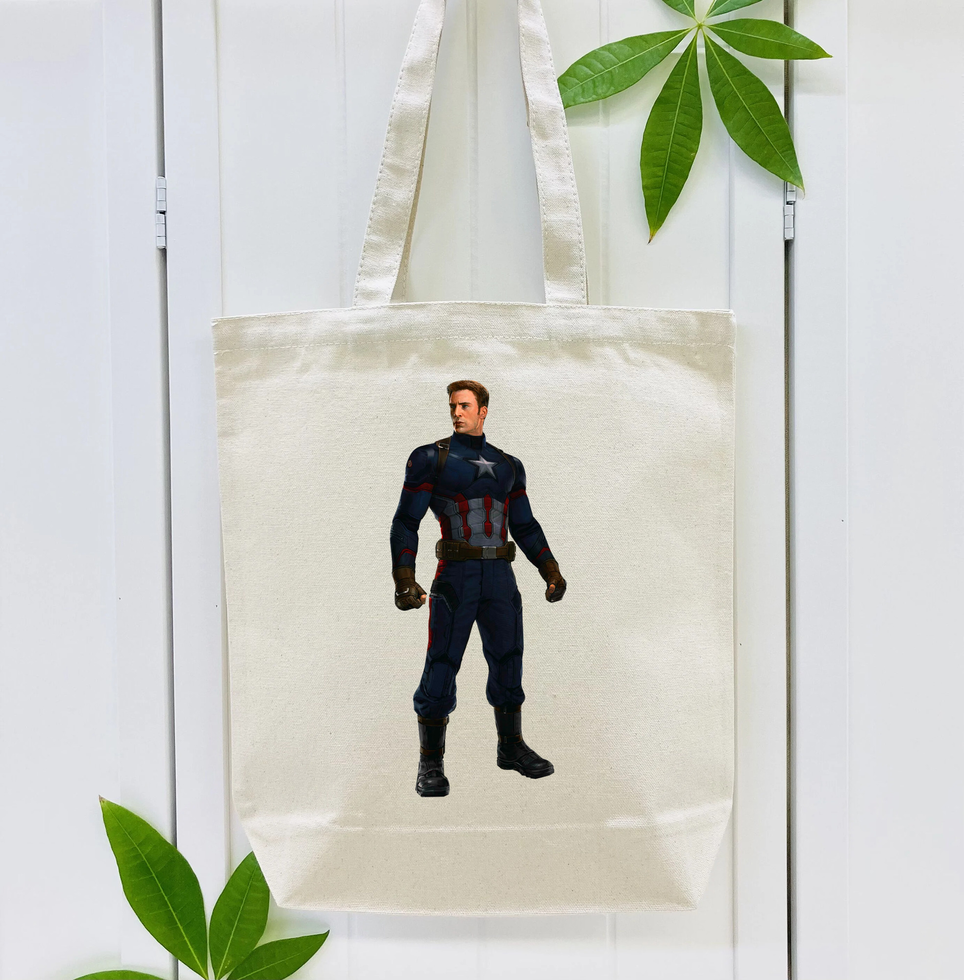 アベンジャーズ The Avengers 縦型キャンバス生地手提げバッグ　トートバッグ