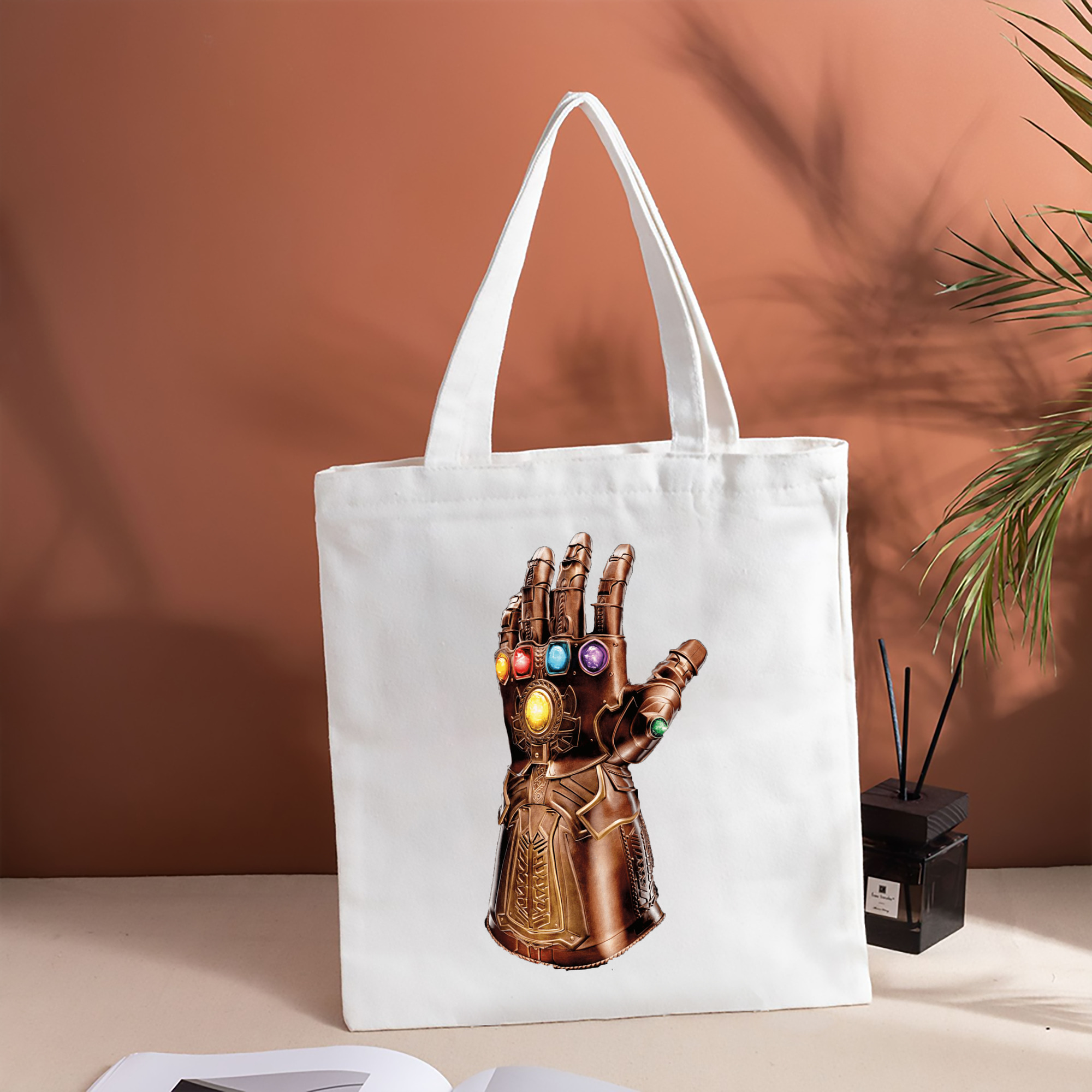 アベンジャーズ The Avengers 縦型キャンバス生地手提げバッグ　トートバッグ