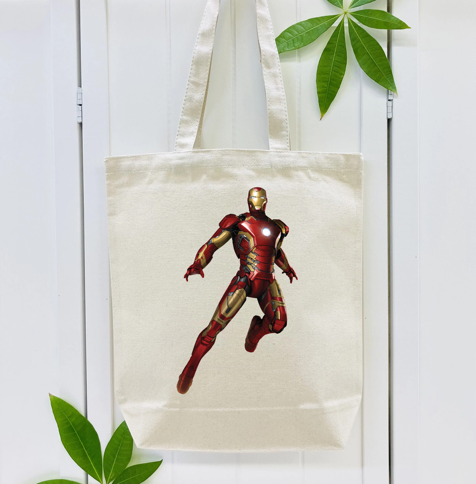 アベンジャーズ The Avengers 縦型キャンバス生地手提げバッグ　トートバッグ