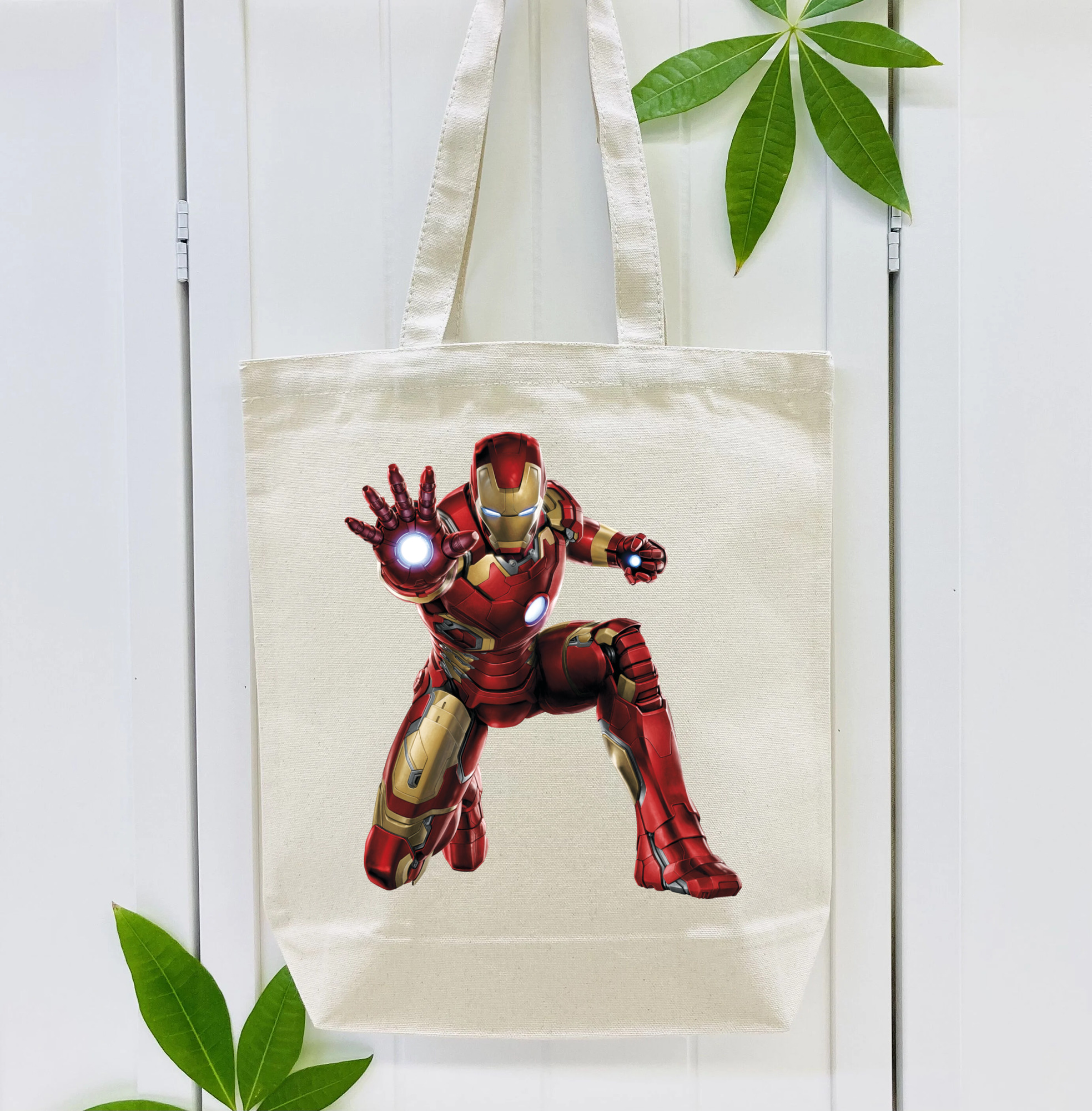 アベンジャーズ The Avengers 縦型キャンバス生地手提げバッグ　トートバッグ