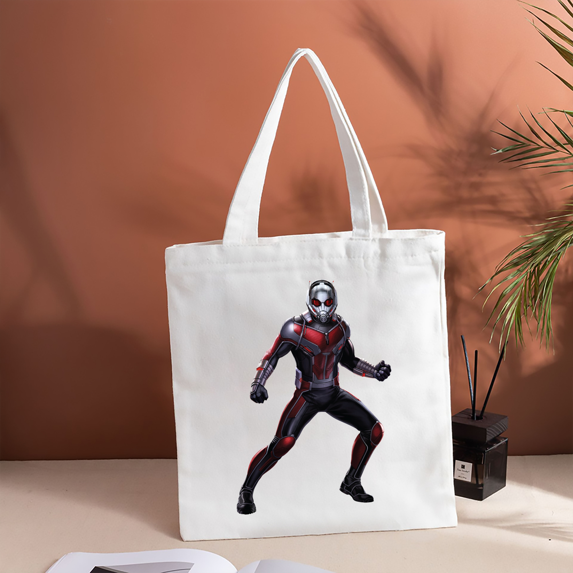 アベンジャーズ The Avengers 縦型キャンバス生地手提げバッグ　トートバッグ
