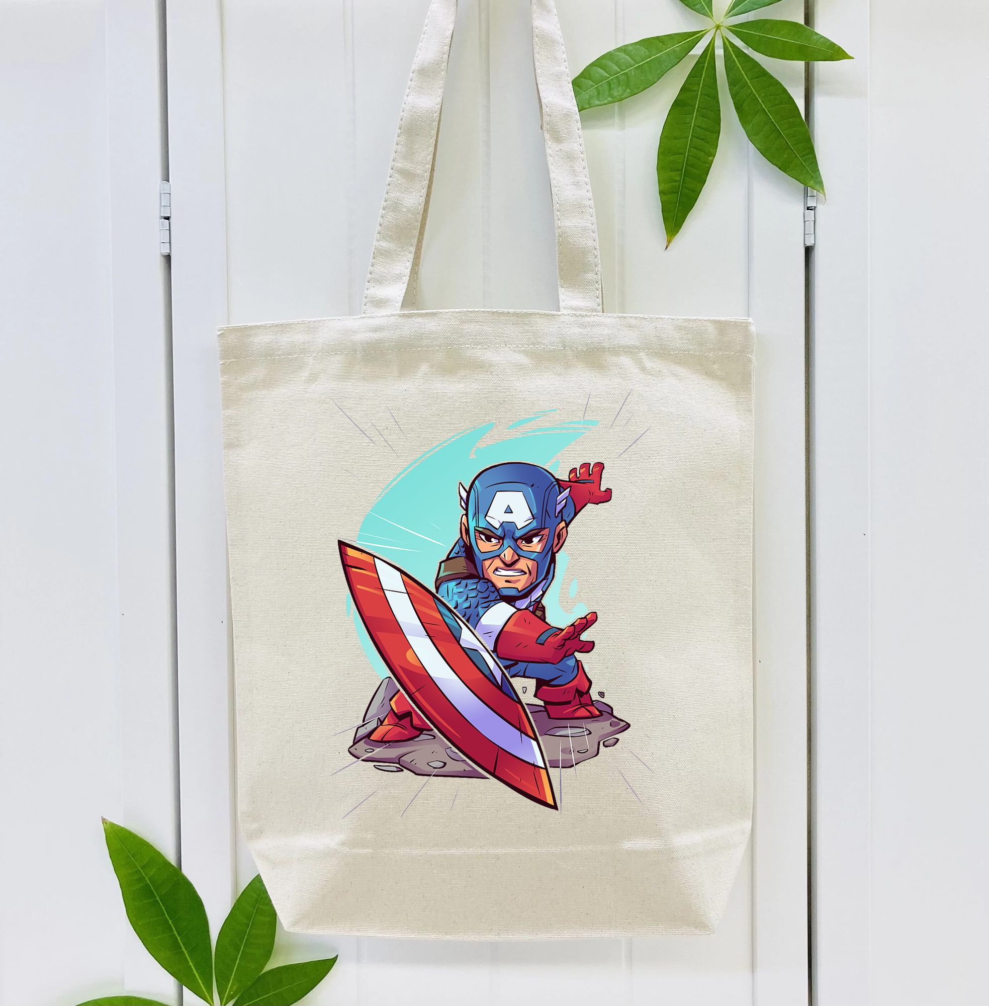 アベンジャーズ The Avengers 縦型キャンバス生地手提げバッグ　トートバッグ