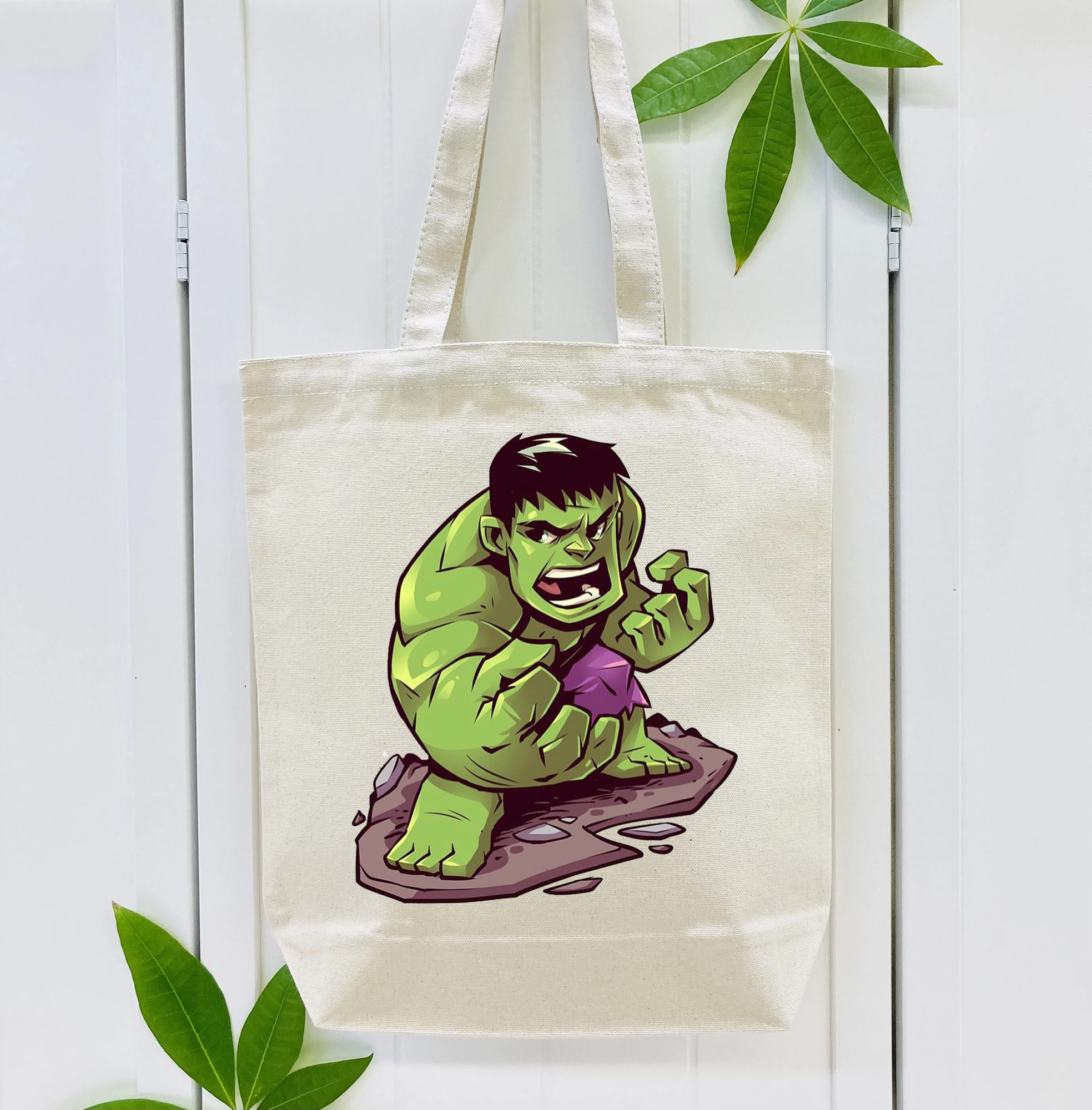 アベンジャーズ The Avengers 縦型キャンバス生地手提げバッグ　トートバッグ