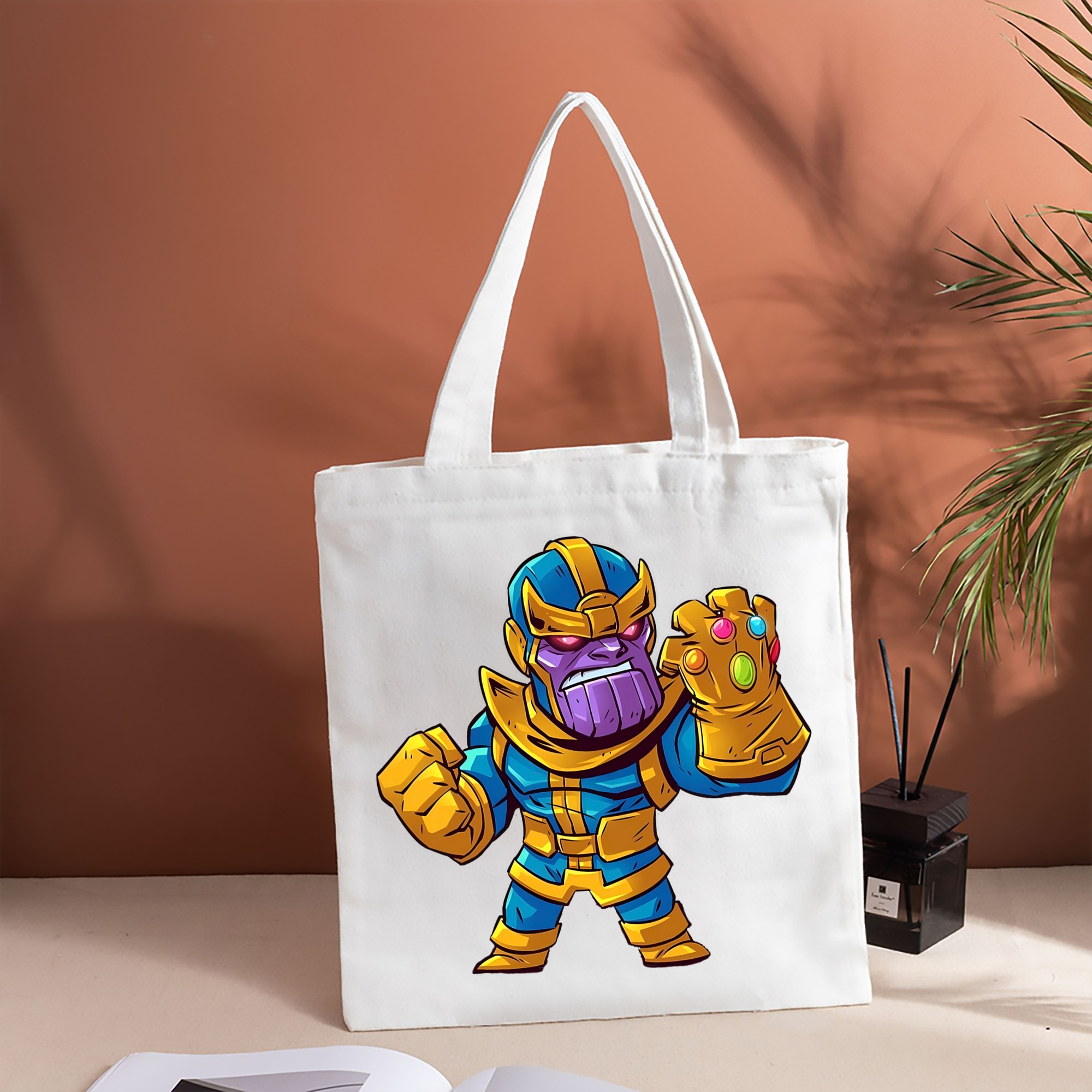 アベンジャーズ The Avengers 縦型キャンバス生地手提げバッグ　トートバッグ