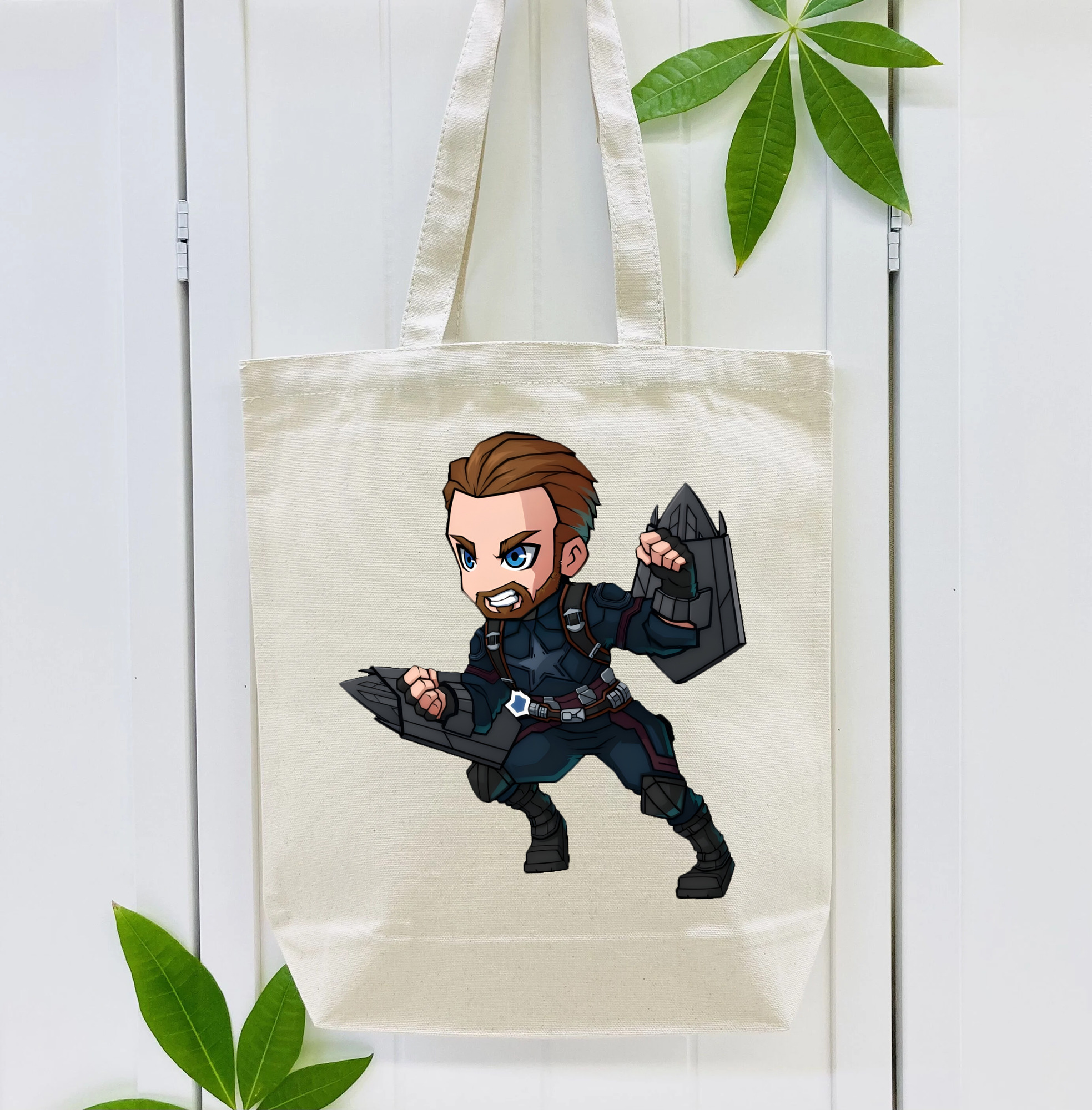 アベンジャーズ The Avengers 縦型キャンバス生地手提げバッグ　トートバッグ