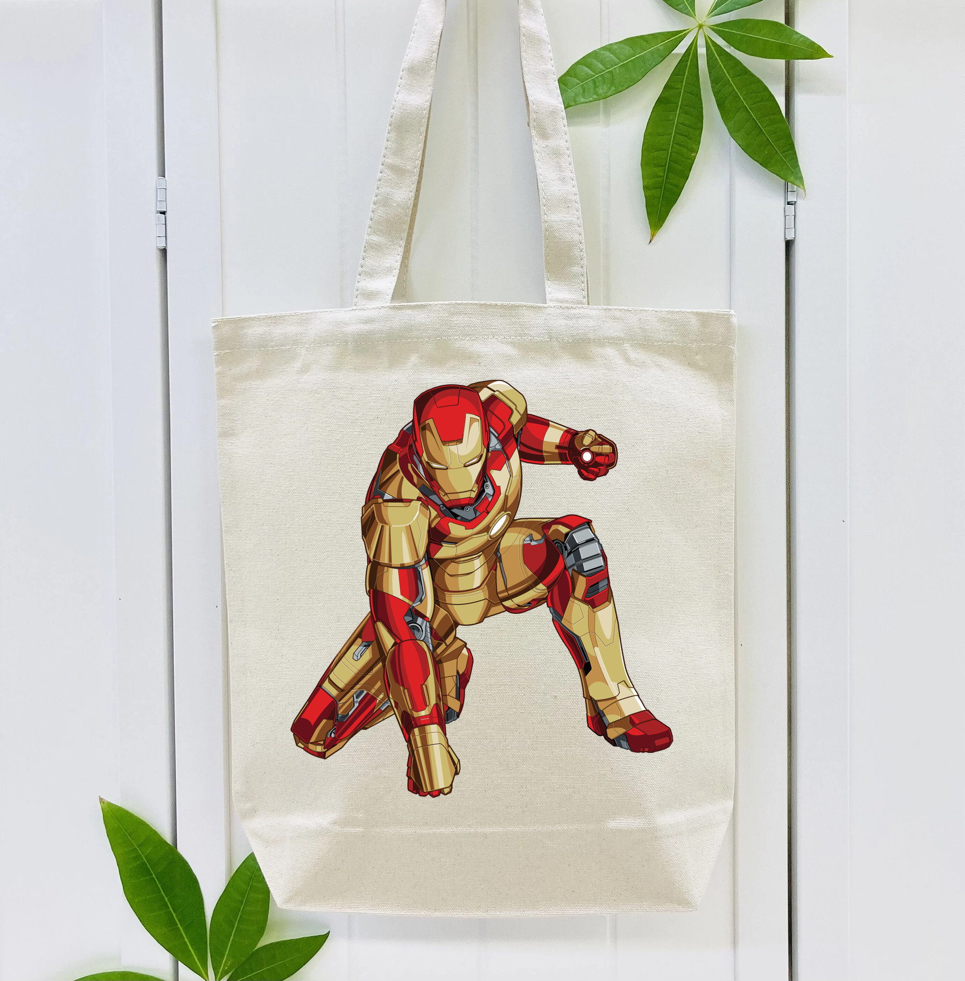 アベンジャーズ The Avengers 縦型キャンバス生地手提げバッグ　トートバッグ