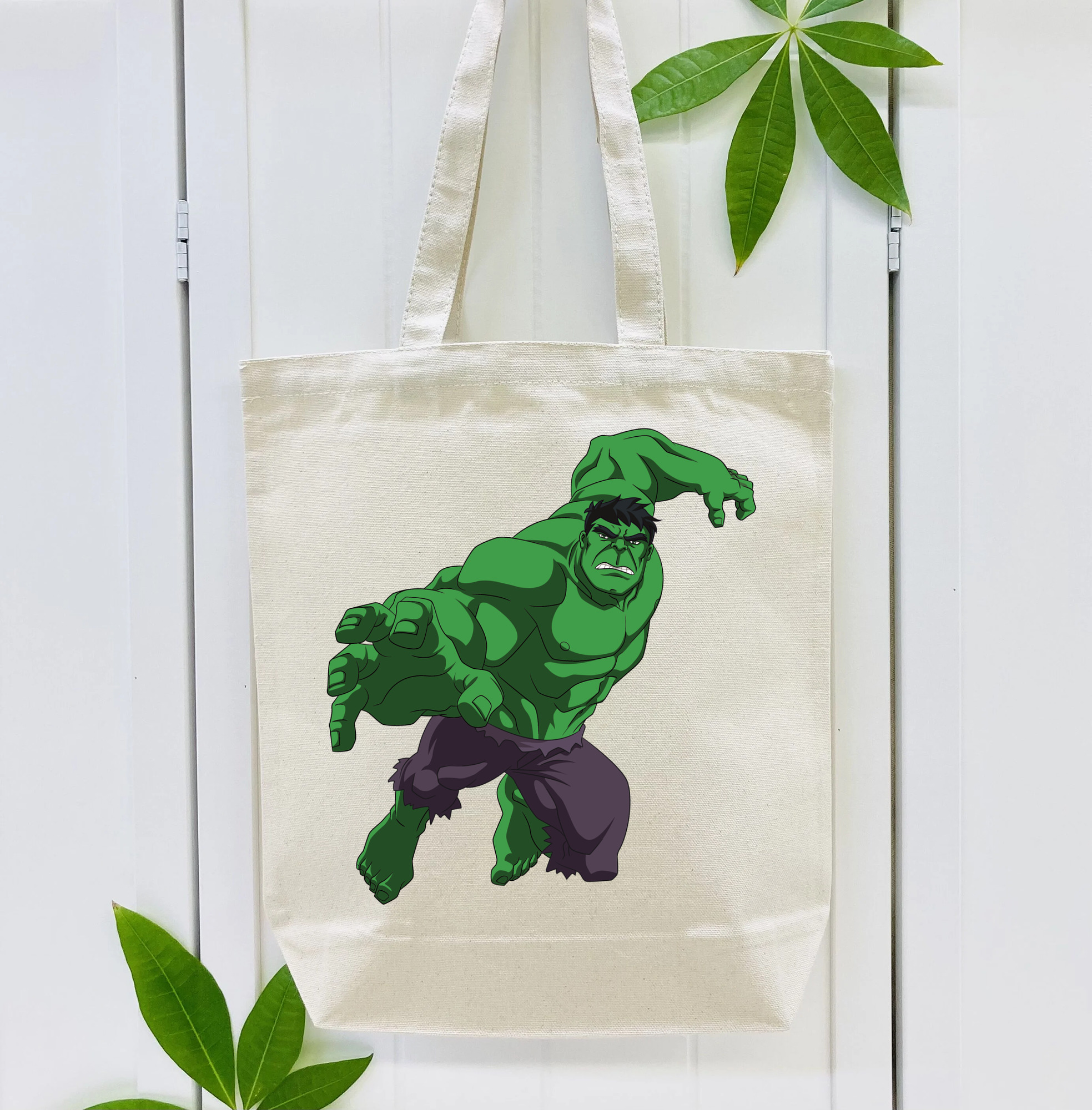 アベンジャーズ The Avengers 縦型キャンバス生地手提げバッグ　トートバッグ