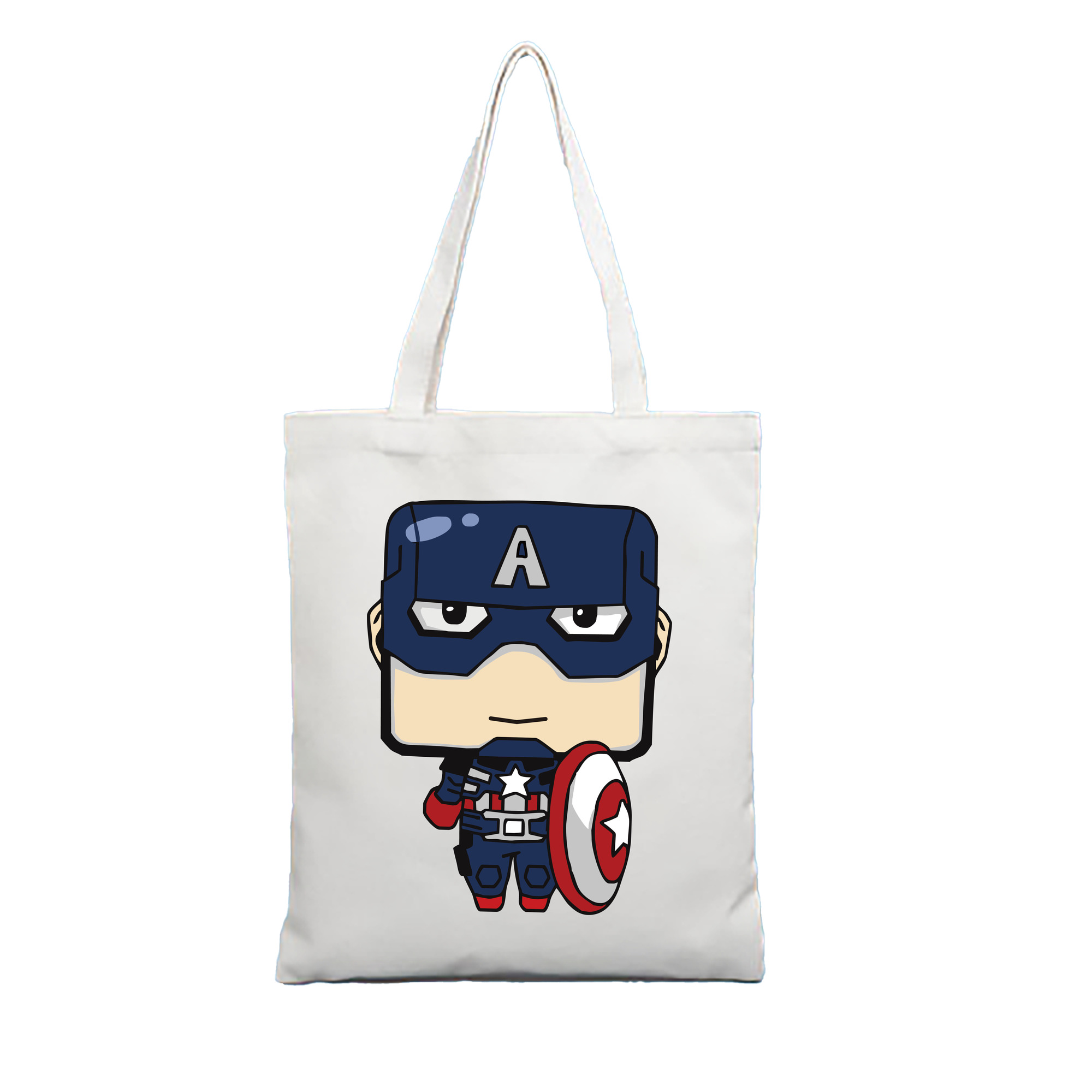 （画像用） アベンジャーズ The Avengers 縦型キャンバス生地手提げバッグ　トートバッグ