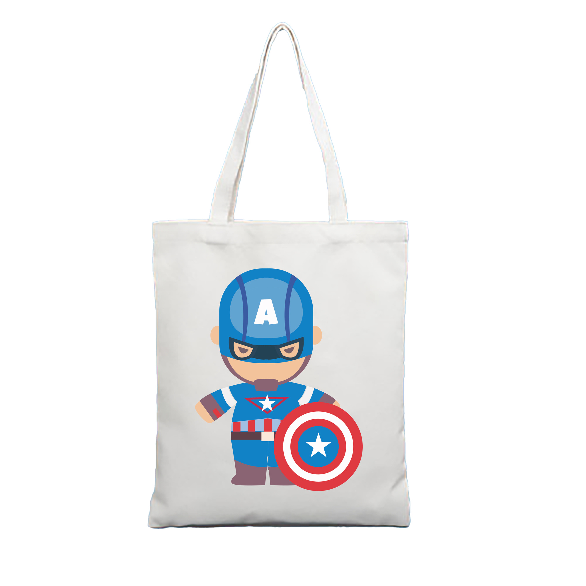 （画像用） アベンジャーズ The Avengers 縦型キャンバス生地手提げバッグ　トートバッグ