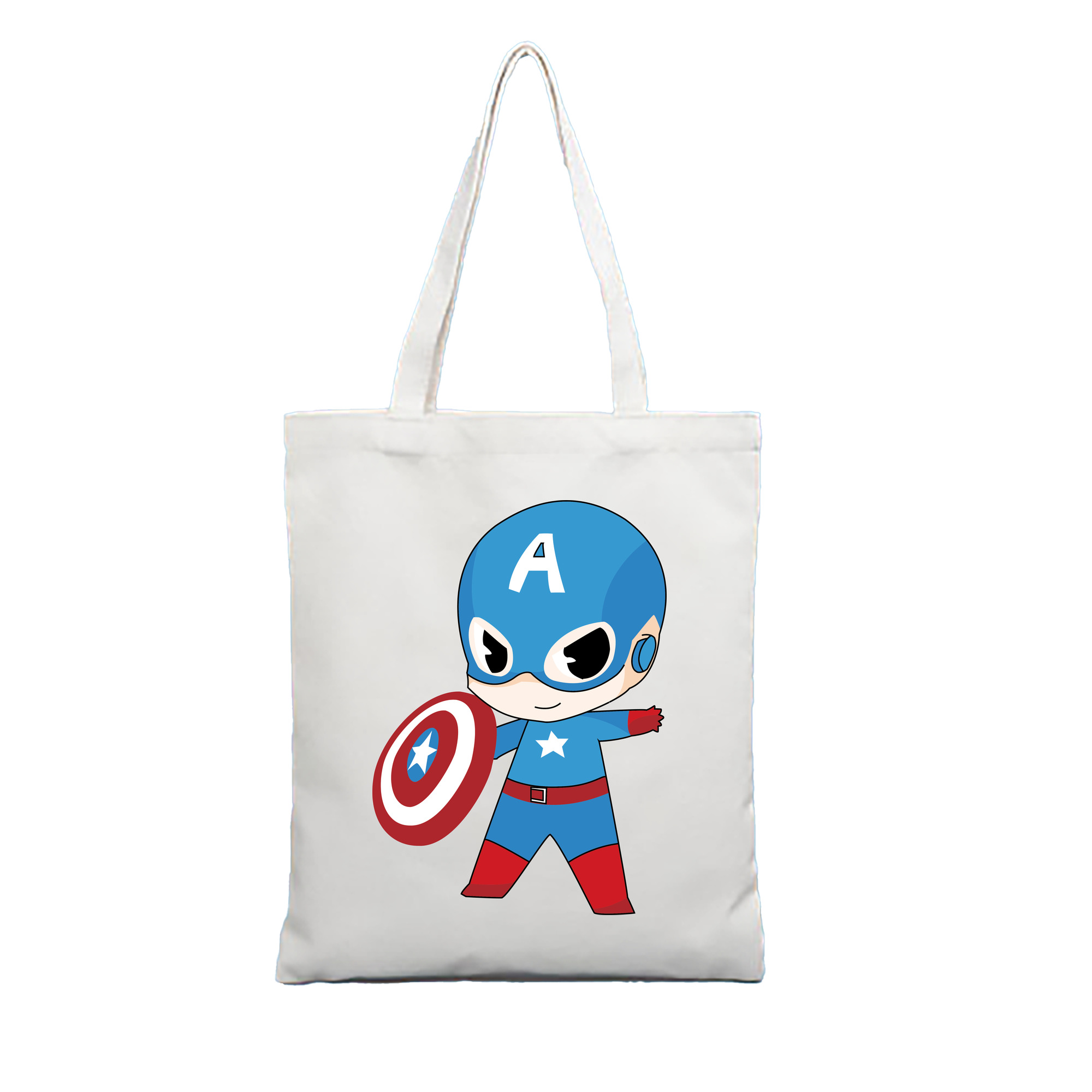 （画像用） アベンジャーズ The Avengers 縦型キャンバス生地手提げバッグ　トートバッグ
