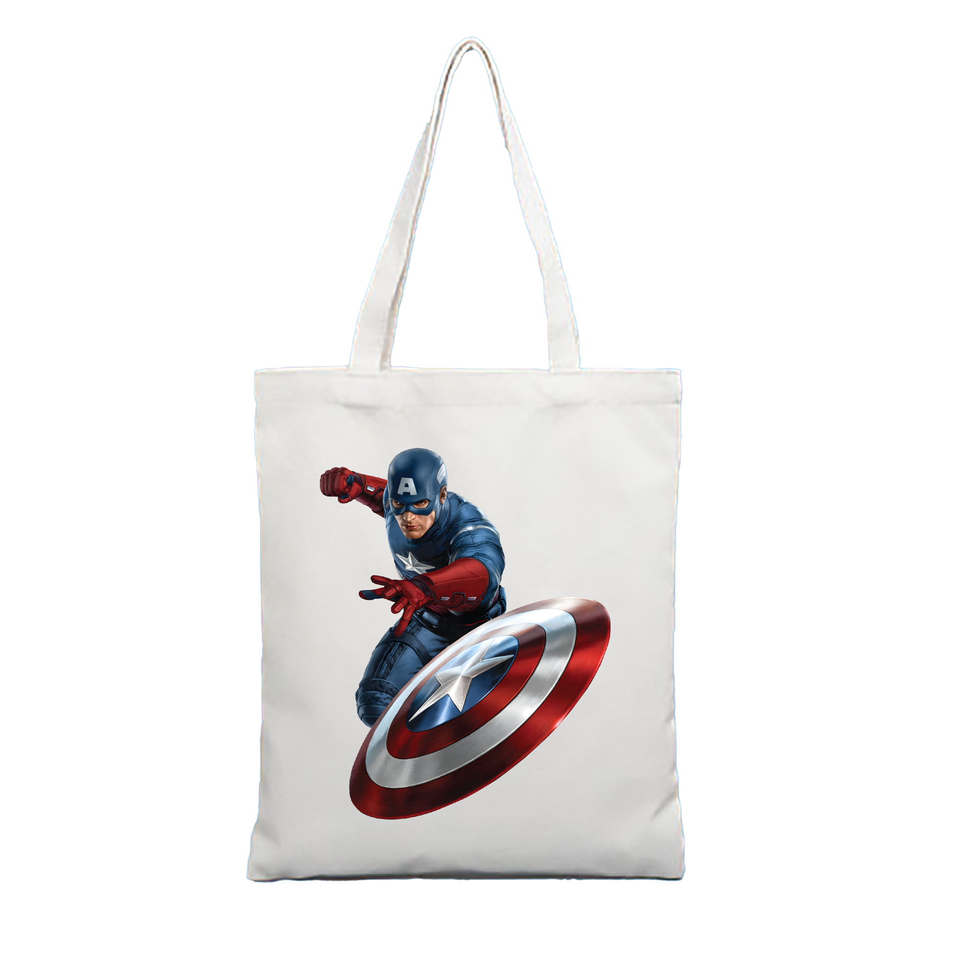 （画像用） アベンジャーズ The Avengers 縦型キャンバス生地手提げバッグ　トートバッグ