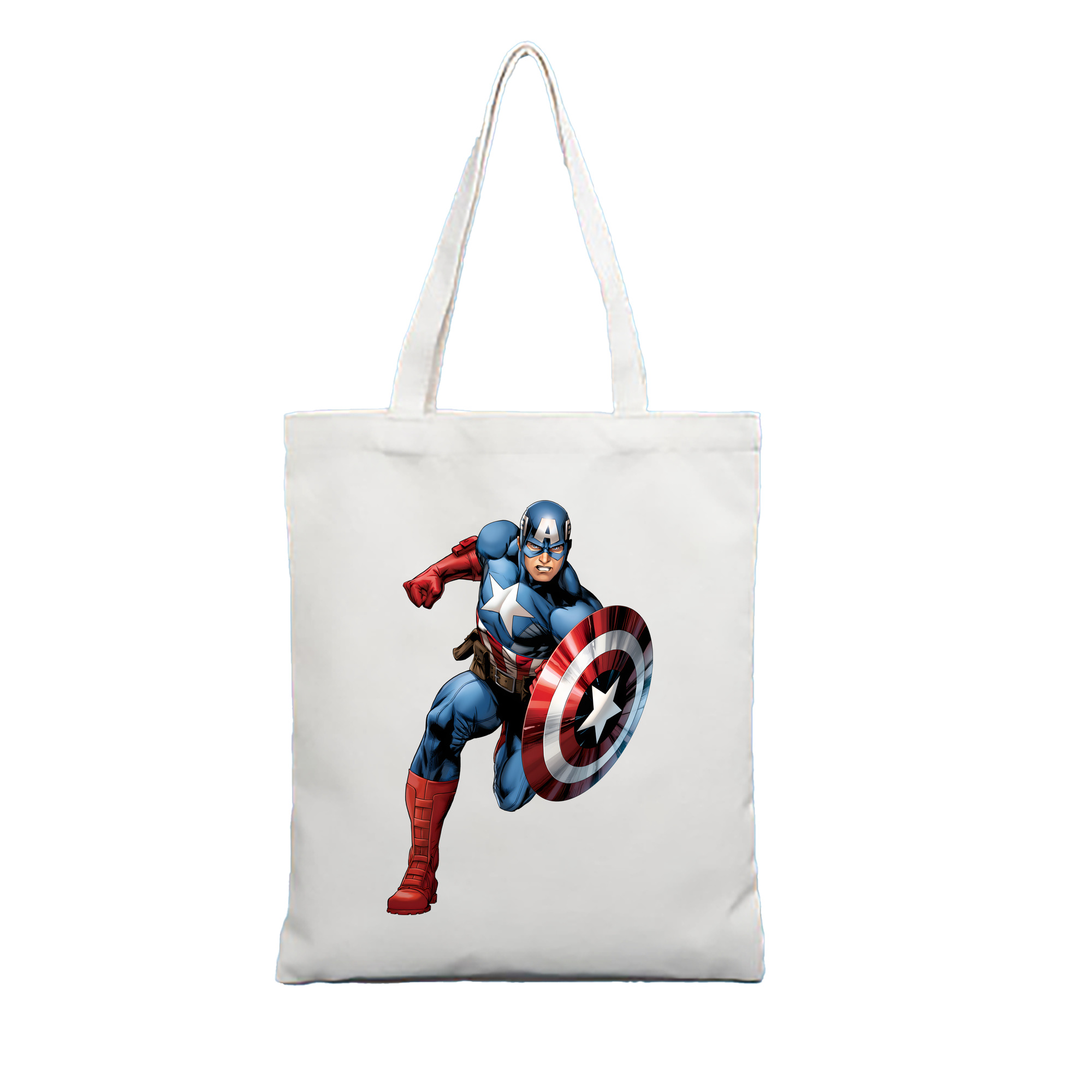（画像用） アベンジャーズ The Avengers 縦型キャンバス生地手提げバッグ　トートバッグ