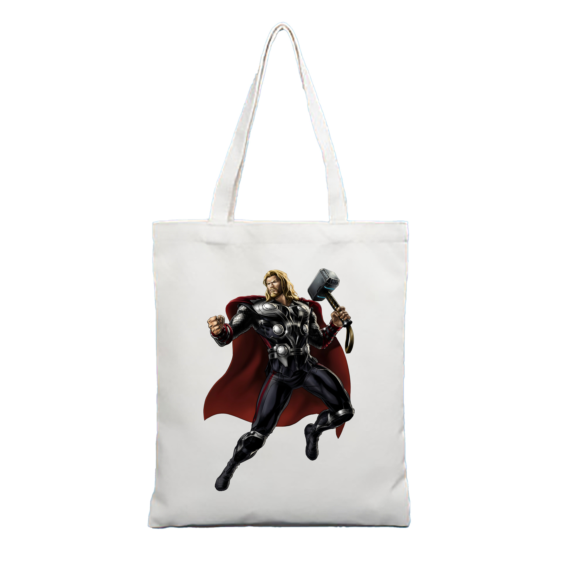 （画像用） アベンジャーズ The Avengers 縦型キャンバス生地手提げバッグ　トートバッグ