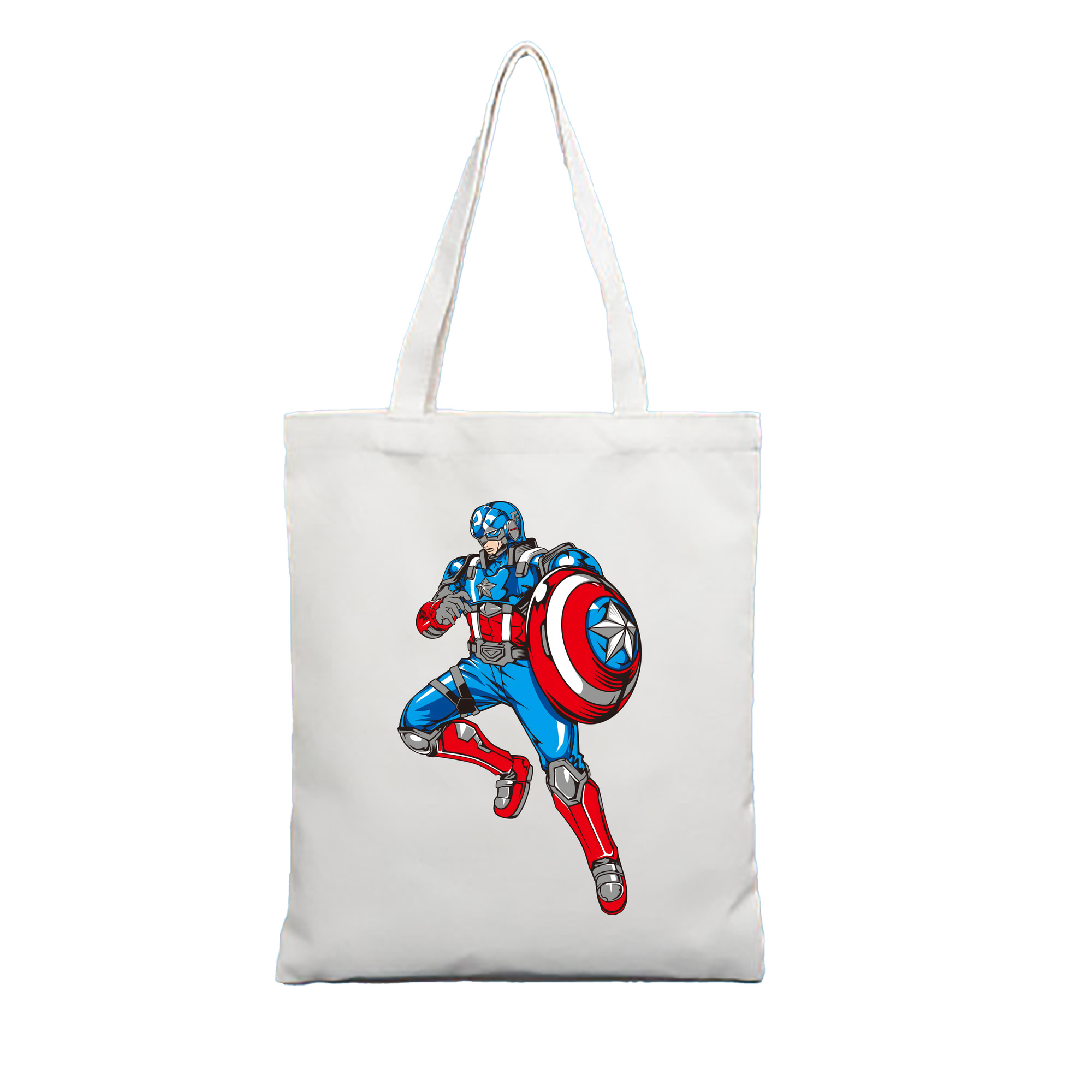（画像用） アベンジャーズ The Avengers 縦型キャンバス生地手提げバッグ　トートバッグ