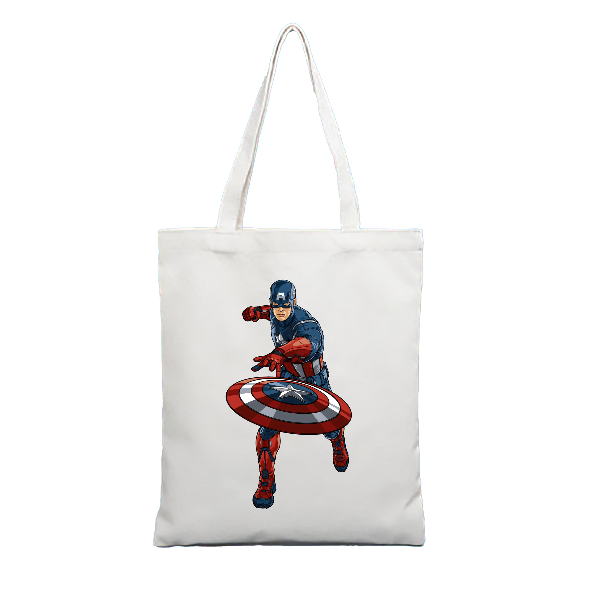 （画像用） アベンジャーズ The Avengers 縦型キャンバス生地手提げバッグ　トートバッグ
