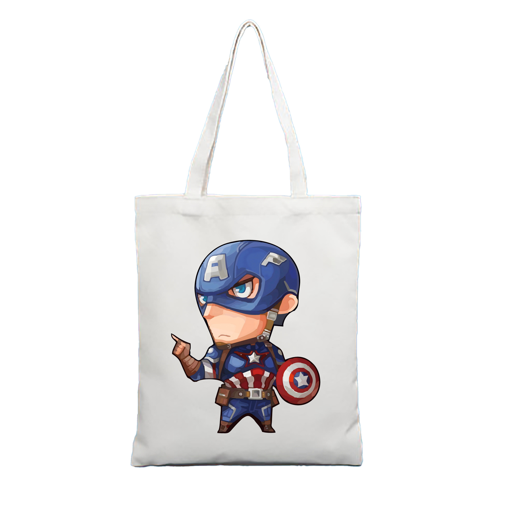 （画像用） アベンジャーズ The Avengers 縦型キャンバス生地手提げバッグ　トートバッグ