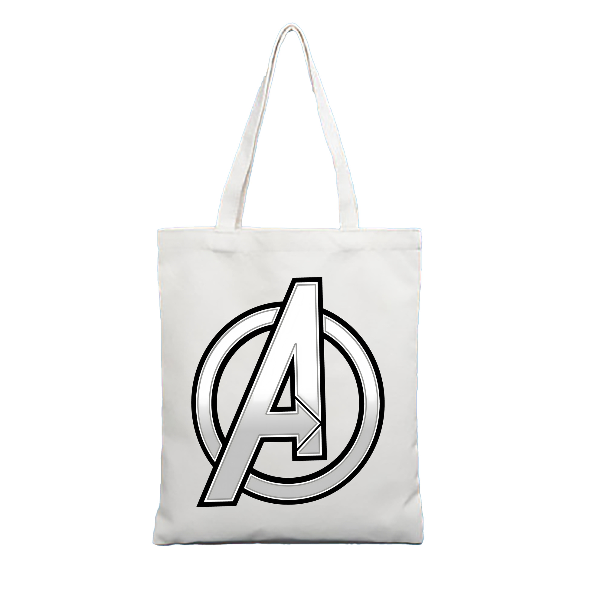 （画像用） アベンジャーズ The Avengers 縦型キャンバス生地手提げバッグ　トートバッグ