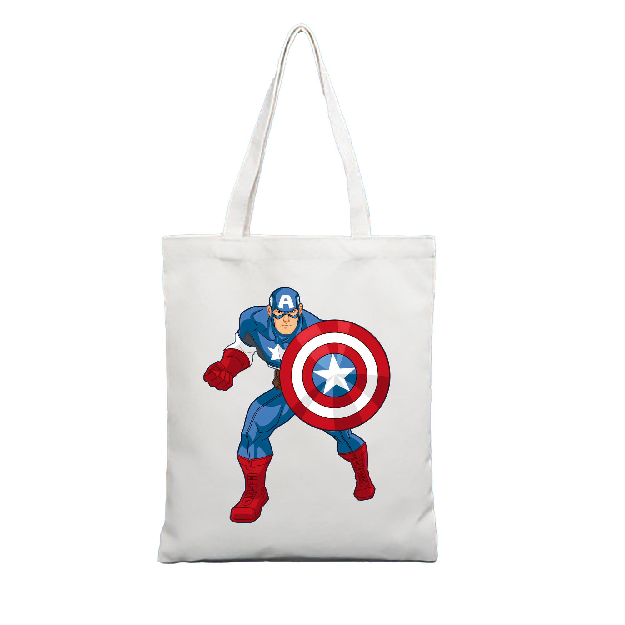 （画像用） アベンジャーズ The Avengers 縦型キャンバス生地手提げバッグ　トートバッグ
