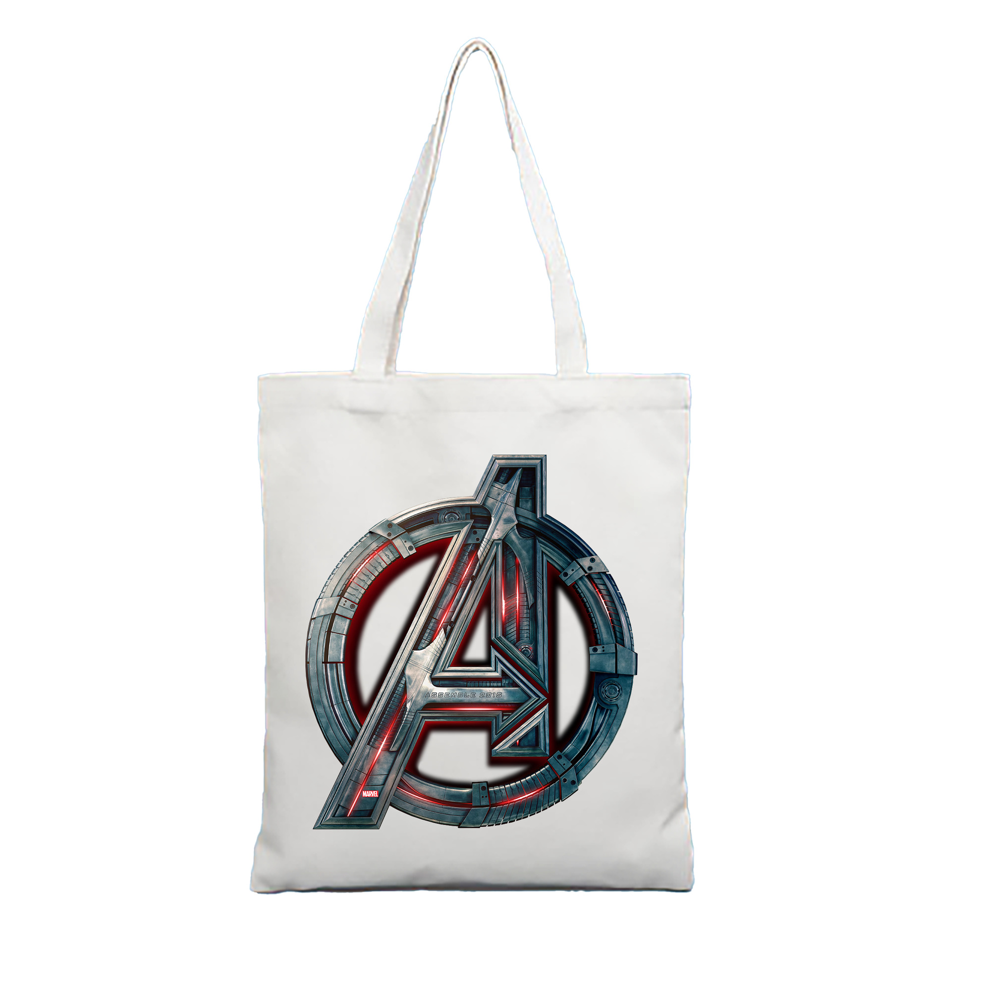 （画像用） アベンジャーズ The Avengers 縦型キャンバス生地手提げバッグ　トートバッグ
