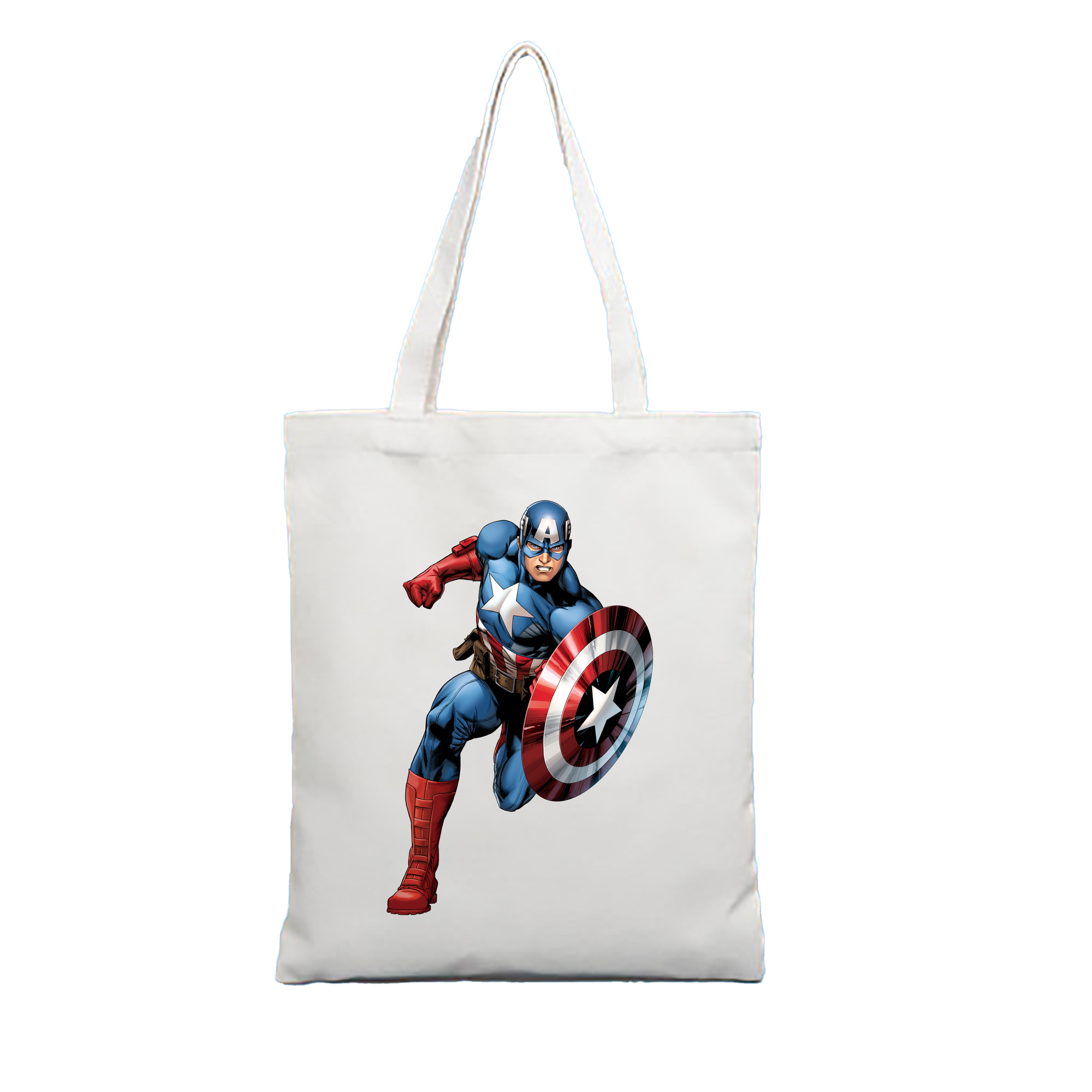 （画像用） アベンジャーズ The Avengers 縦型キャンバス生地手提げバッグ　トートバッグ