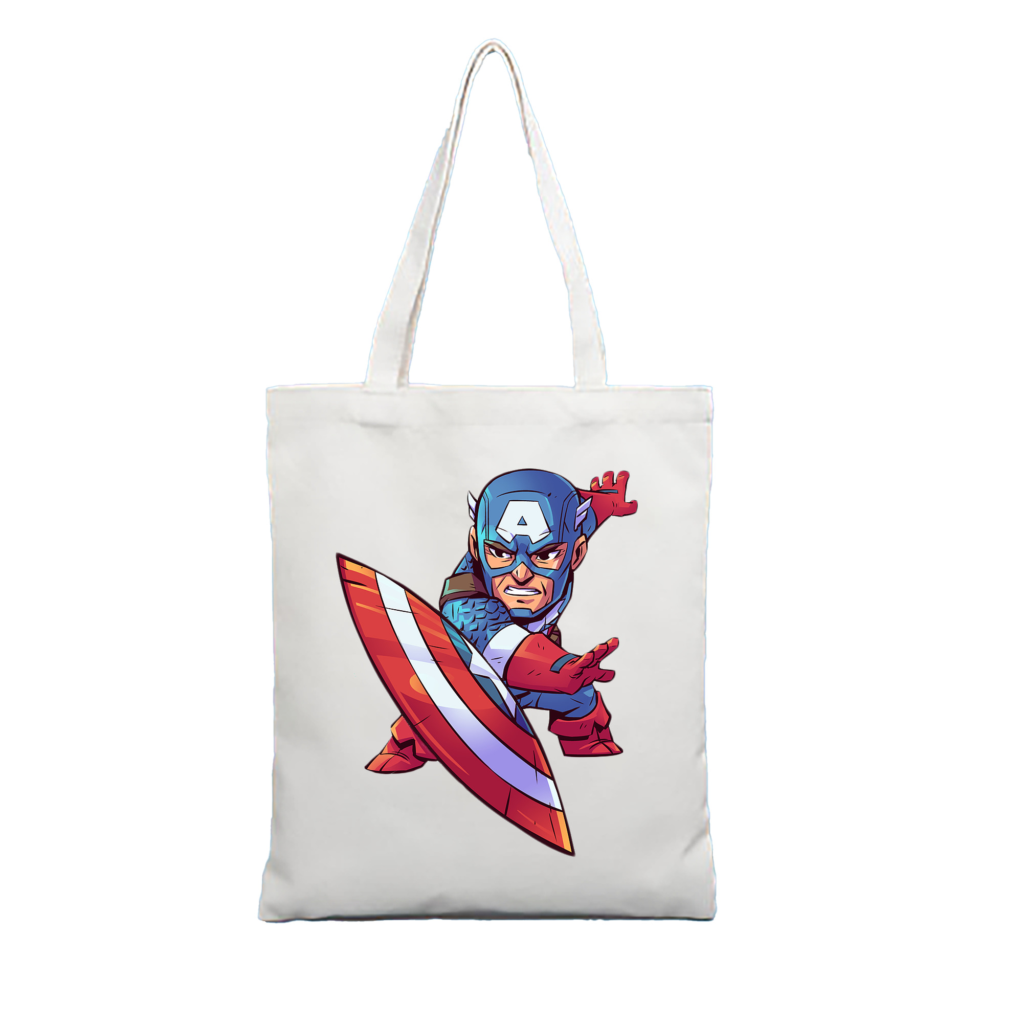 （画像用） アベンジャーズ The Avengers 縦型キャンバス生地手提げバッグ　トートバッグ