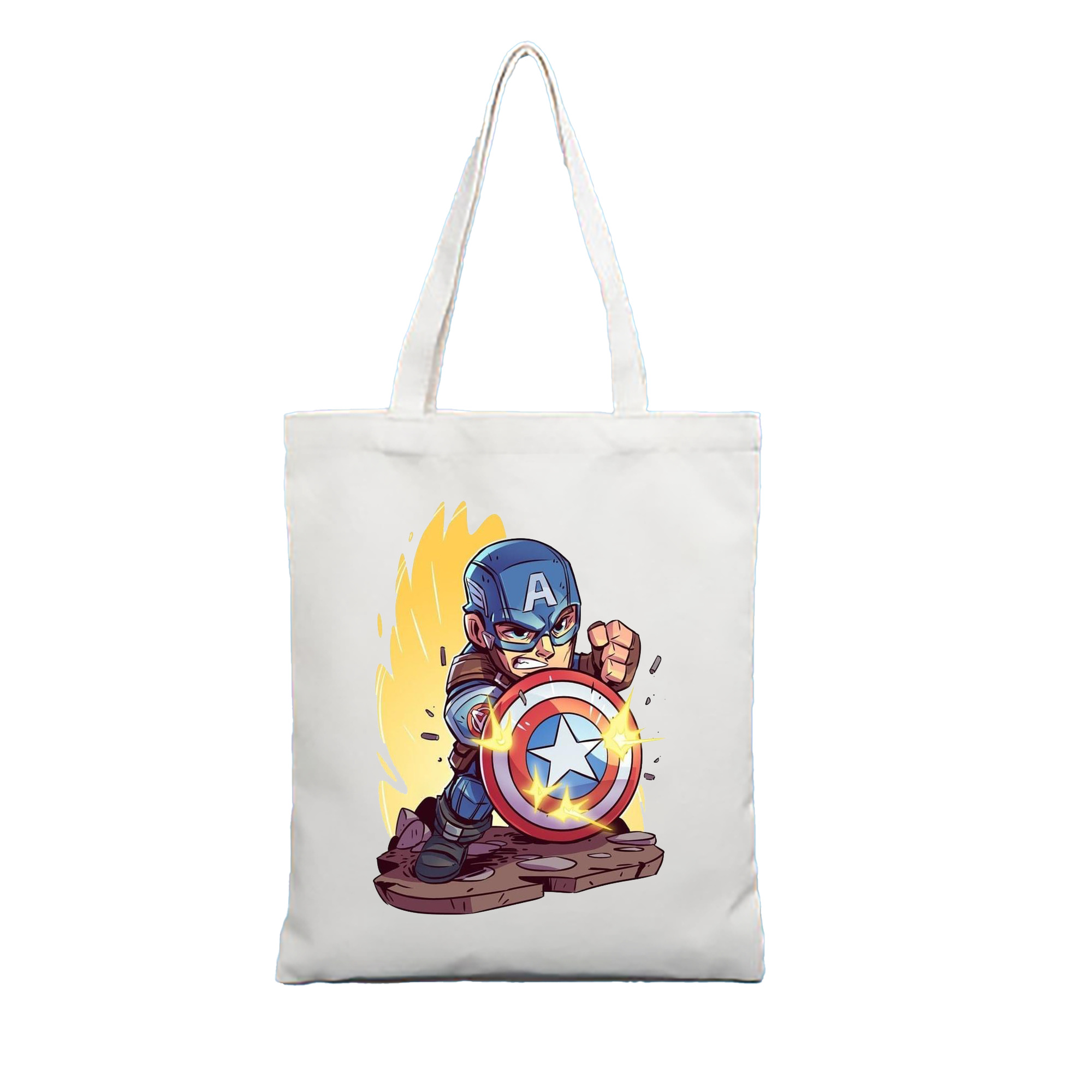 （画像用） アベンジャーズ The Avengers 縦型キャンバス生地手提げバッグ　トートバッグ