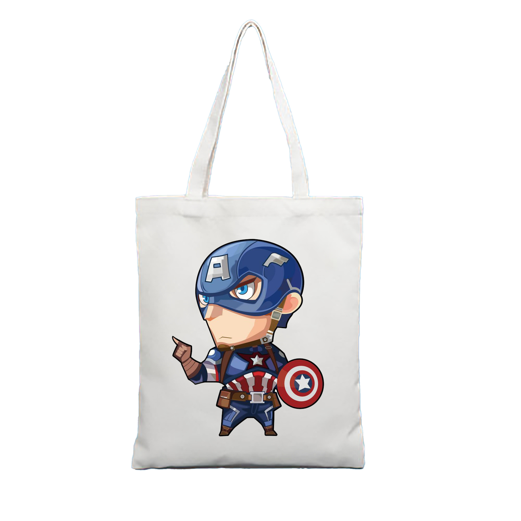 （画像用） アベンジャーズ The Avengers 縦型キャンバス生地手提げバッグ　トートバッグ