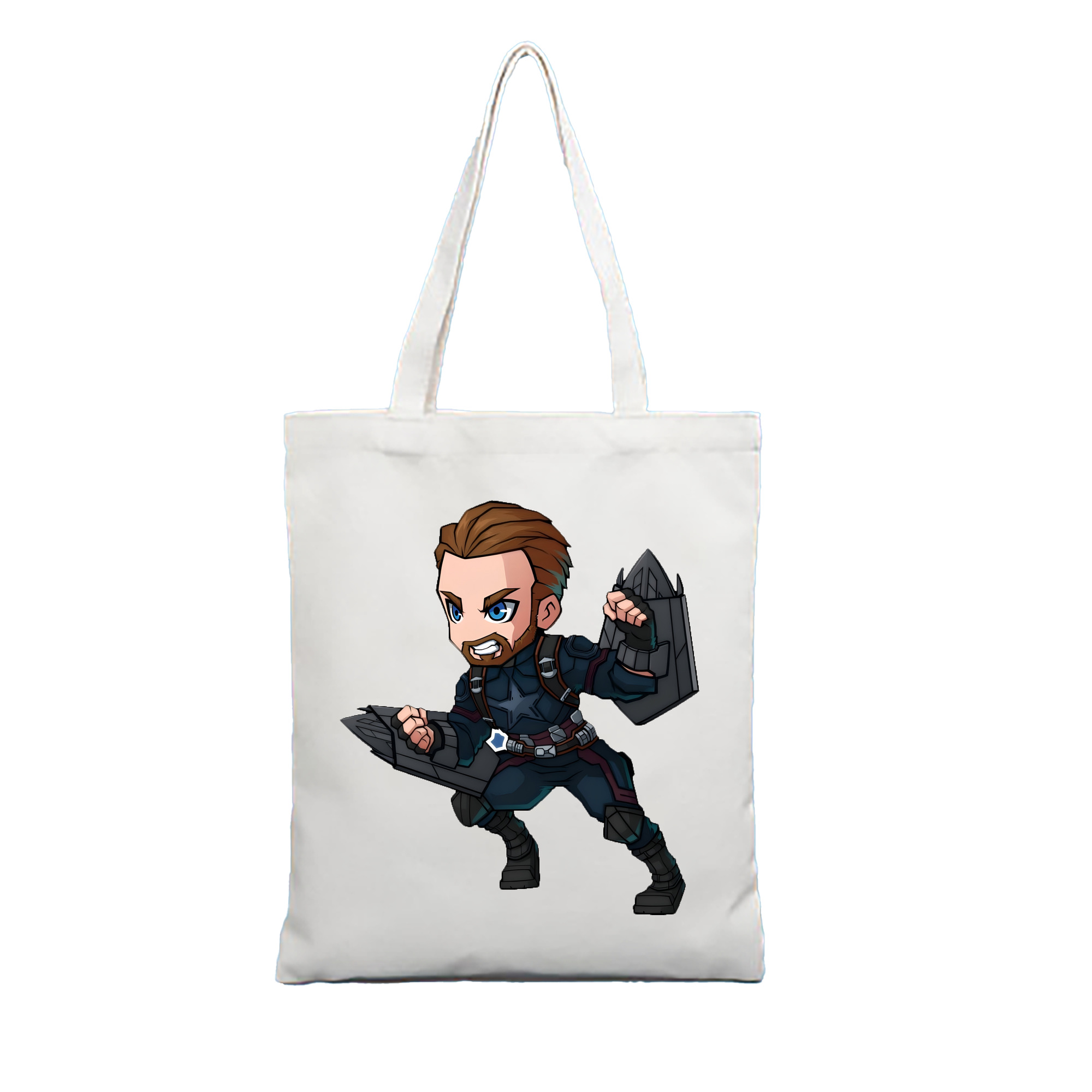 （画像用） アベンジャーズ The Avengers 縦型キャンバス生地手提げバッグ　トートバッグ