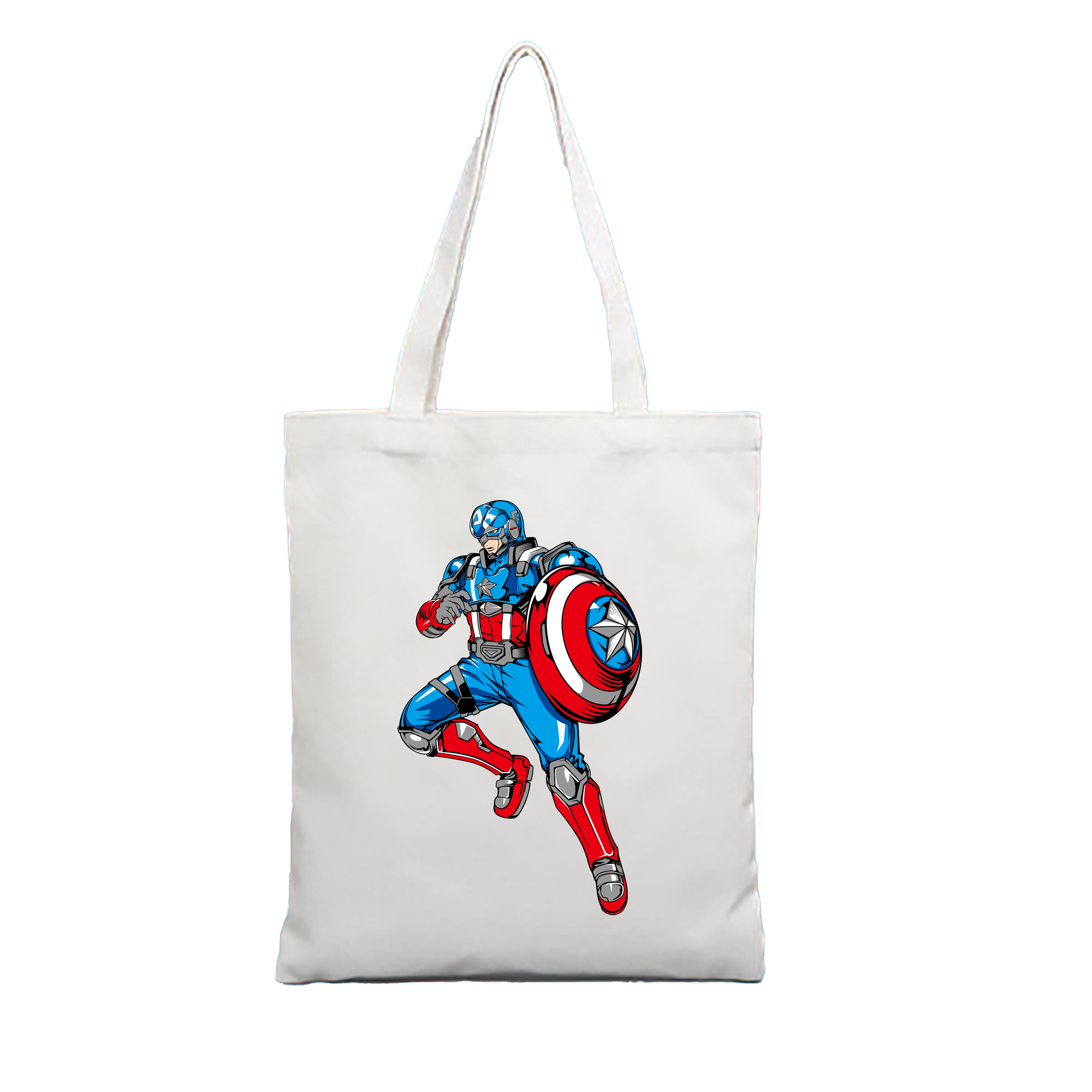 （画像用） アベンジャーズ The Avengers 縦型キャンバス生地手提げバッグ　トートバッグ